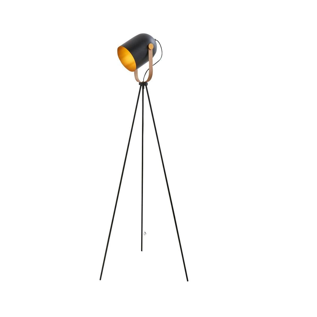 Rackhams Black Noelle Strap Floor Lamp