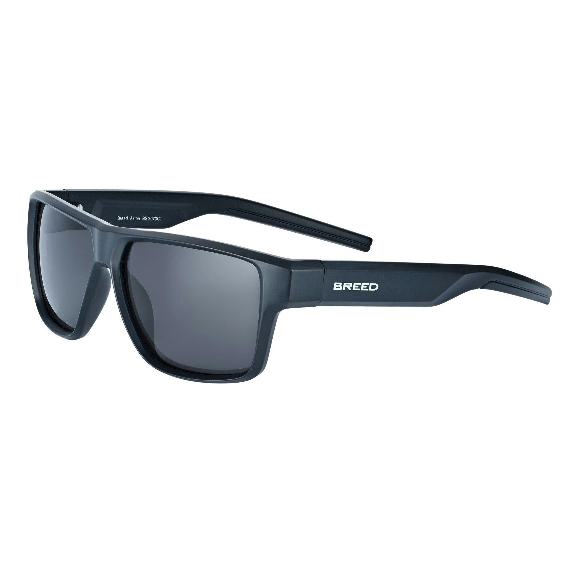 Breed Black Axion Polarized Sunglasses