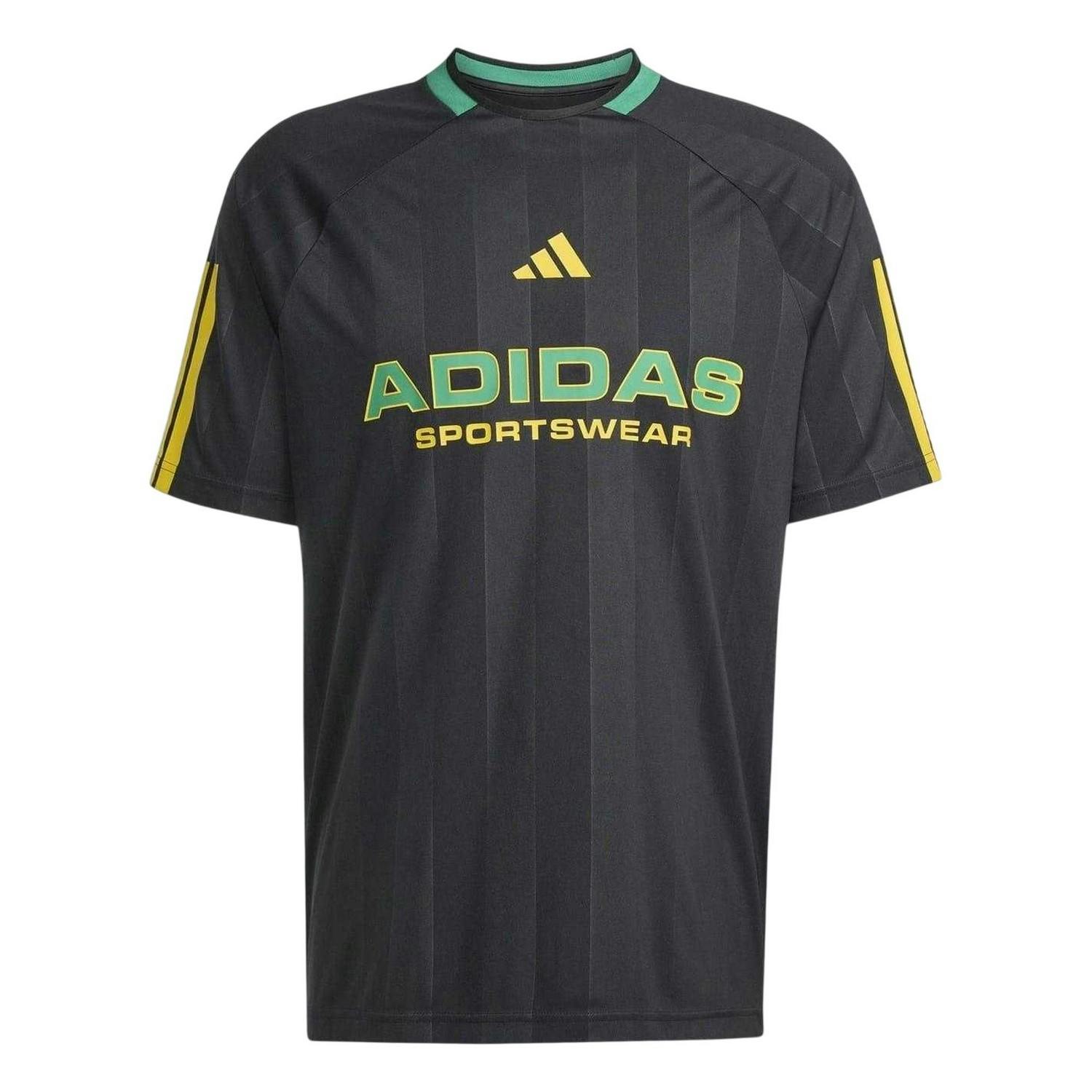 Adidas Unisex Black/Gold Adult House Of Tiro Nations T-Shirt - Xxl - 100% Polyester