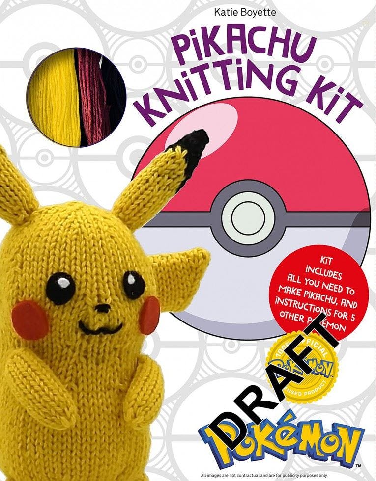 Search Press Pokémon Knitting Pikachu Kit - Katie Boyette - Image 6