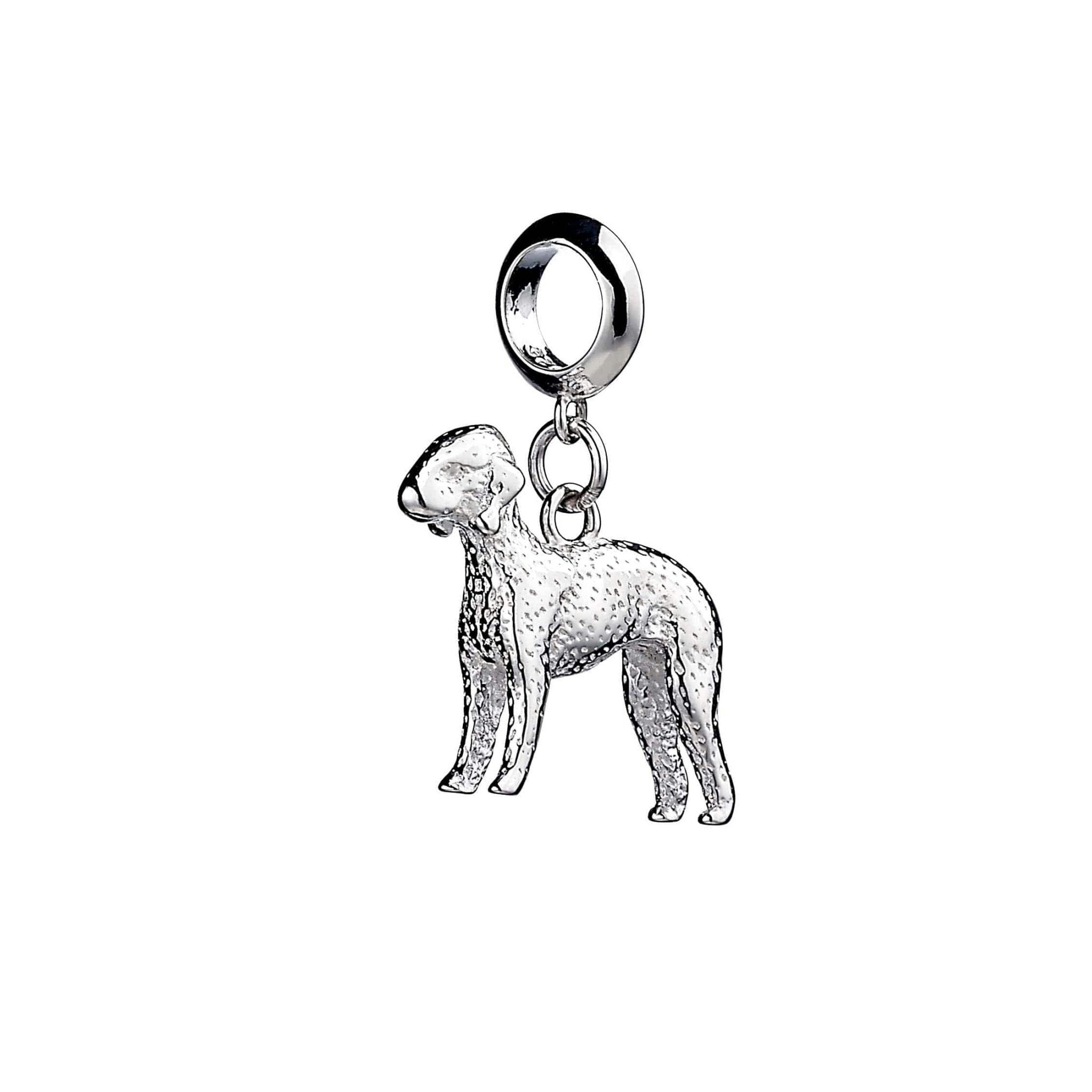 Mylee London Silver Bedlington Terrier Charm - Yes - Slider Charm