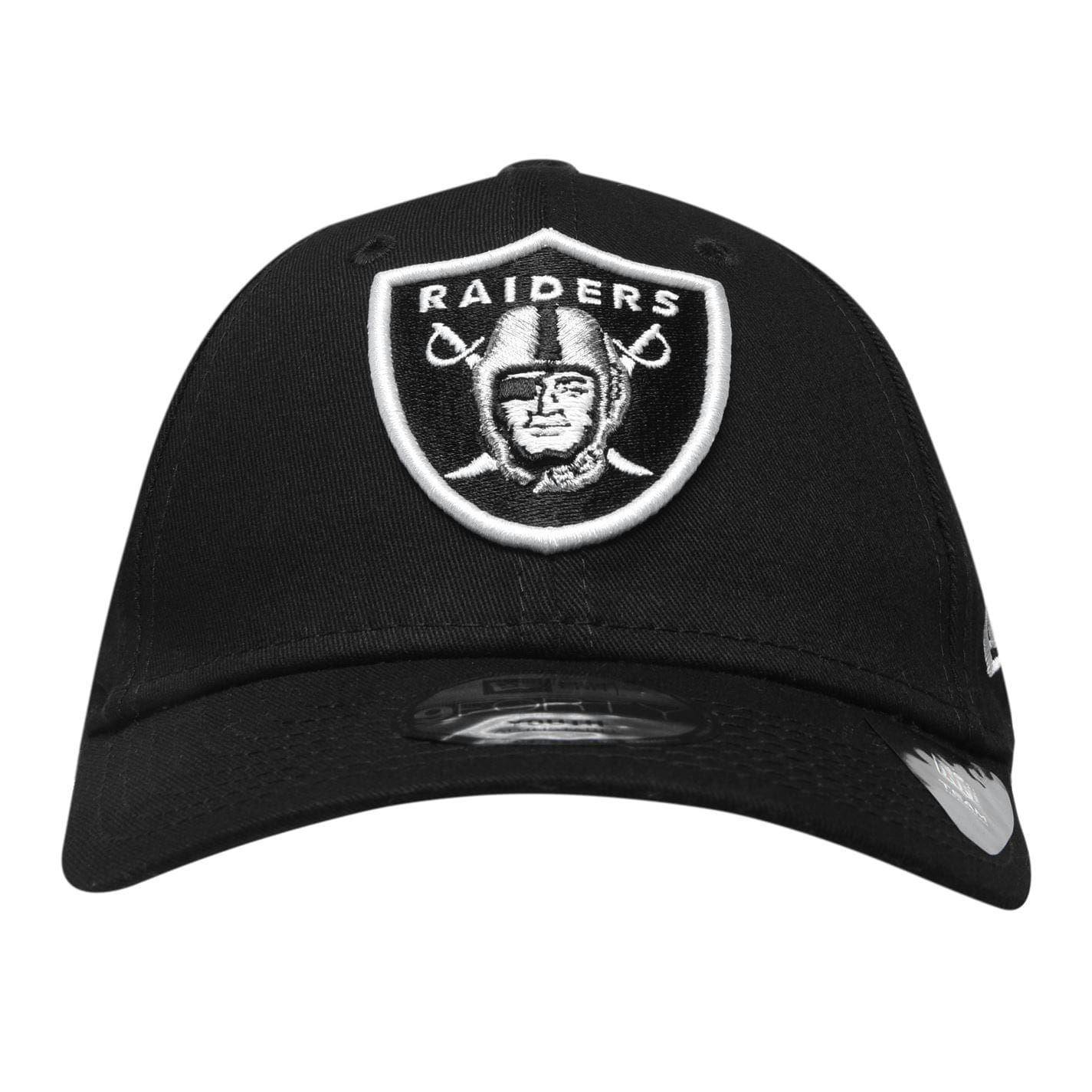 New Era Black Kids Las Vegas Raiders Baseball Cap - One Size - 100% Cotton