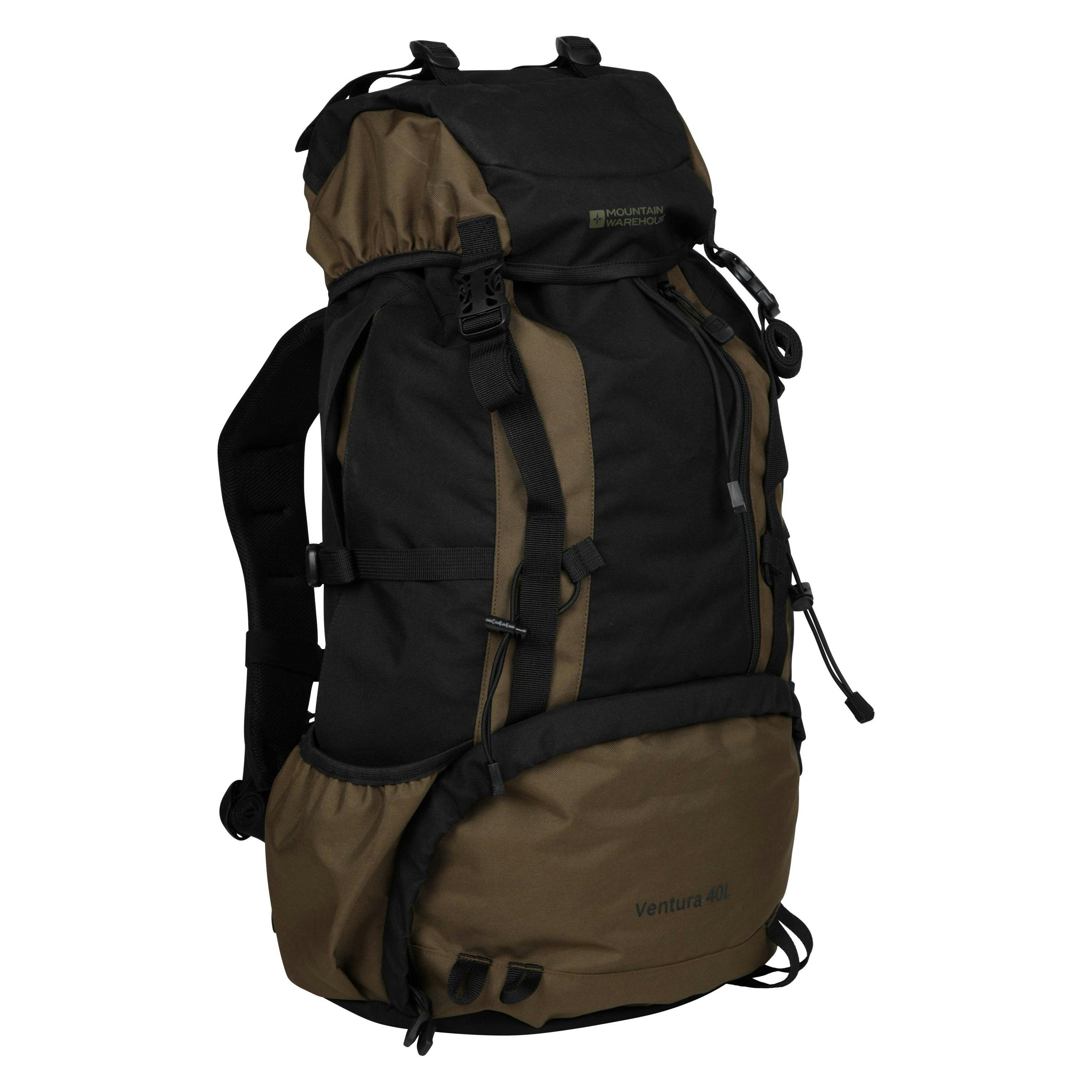 Mountain Warehouse Green Ventura 40L Backpack - Khaki - One Size - Khaki