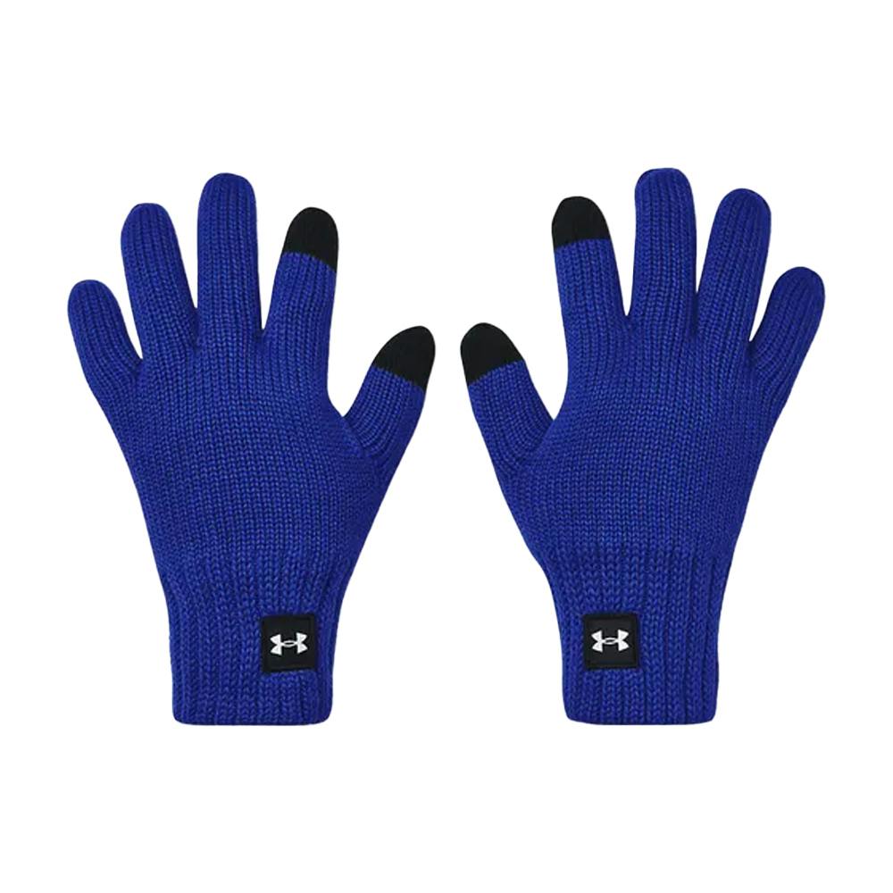 Under Armour Blue Halftime Full Finger Wool Glove Winter Gloves - S-M