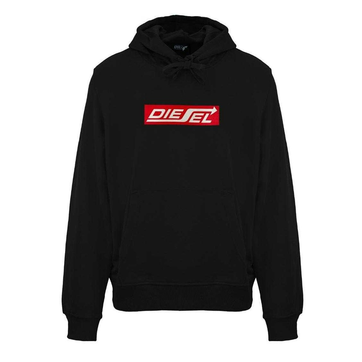 Diesel Unisex Black Adult Arrow Logo Hoodie - Caviar - Caviar - Xxl