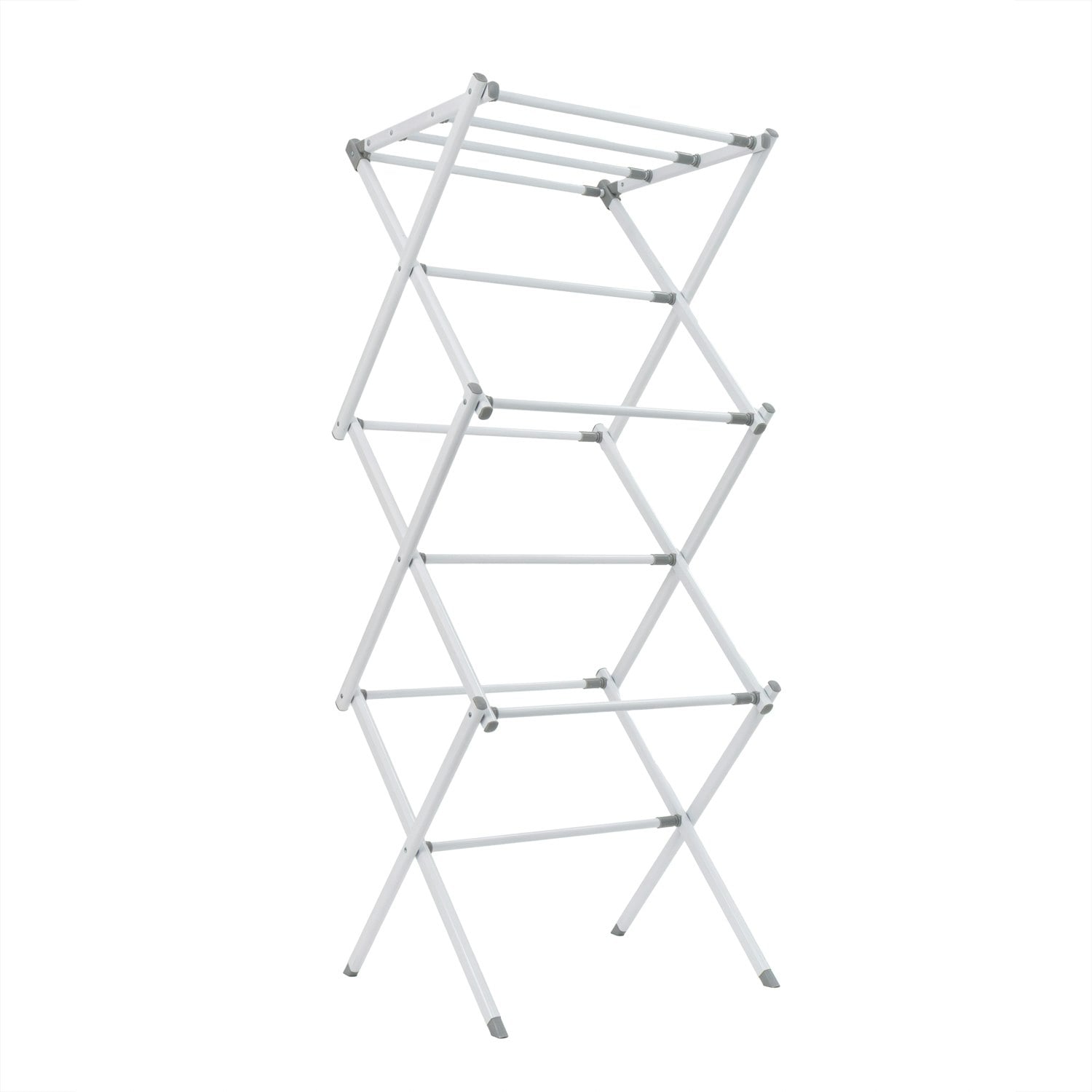 JVL Extendable 3 Tier Concertina Laundry Washing Clothes Airer - 8M | TJ Hughes - Image 3