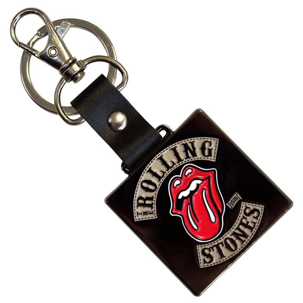 Paradiso Clothing Black The Rolling Stones Tour 78 Keyring Keychain