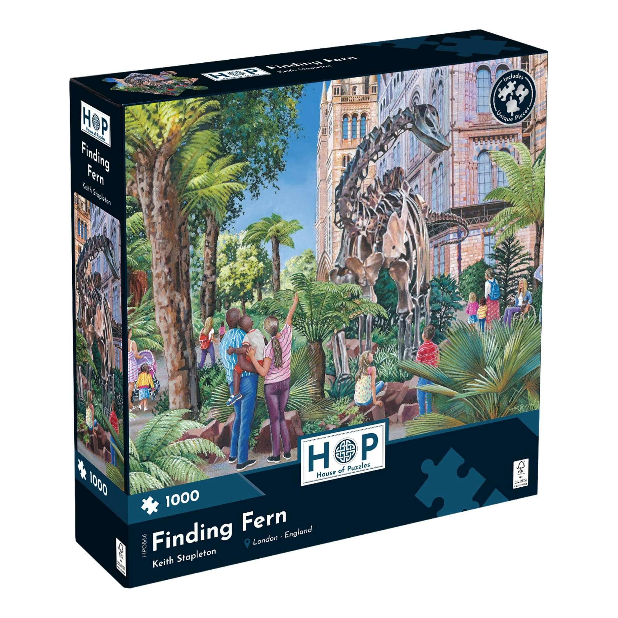 B&Q -  Finding Fern 1000 Piece PuzzleJigsaw Puzzles For Adults - Image 3