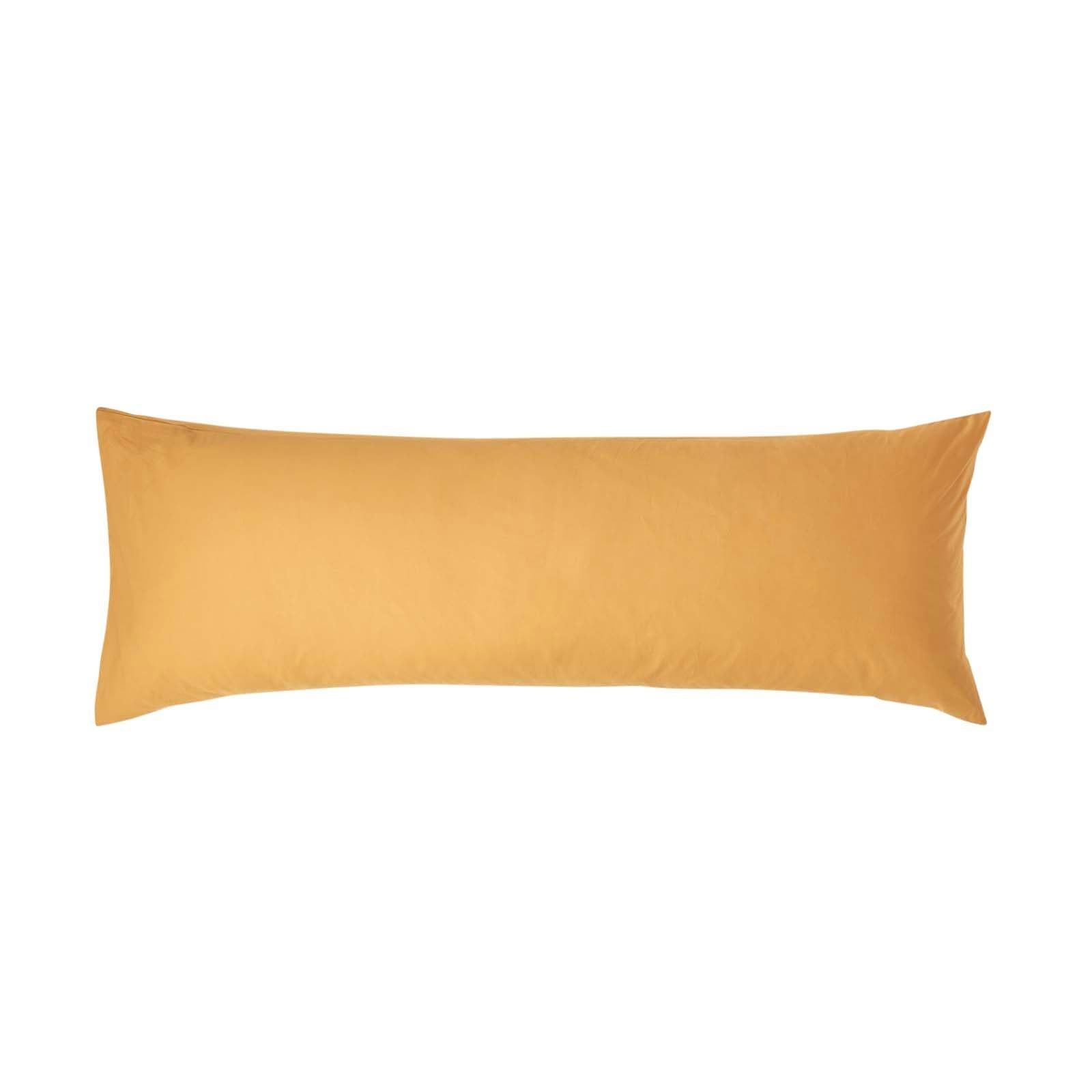 Rackhams Yellow Egyptian Cotton Housewife Body Pillowcase 200 Tc - Mustard