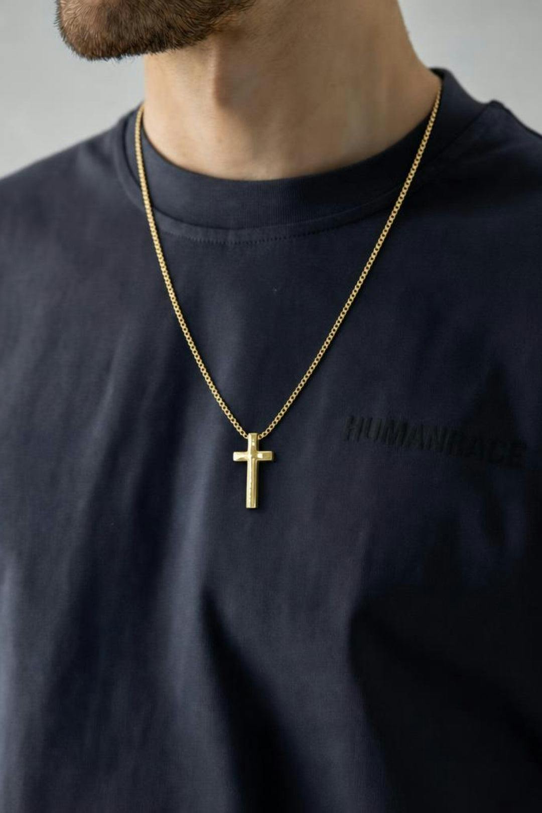 Svnx Gold Cross Pendant Necklace In - Image 4