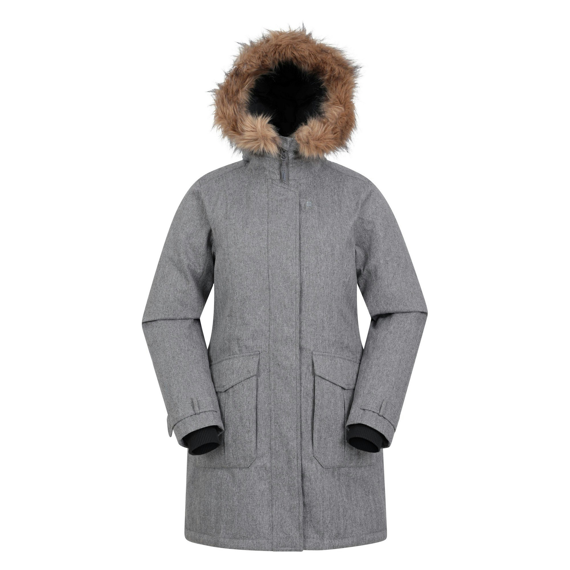 Mountain Warehouse Women's Grey Aurora Down Jacket - Size 6 Uk