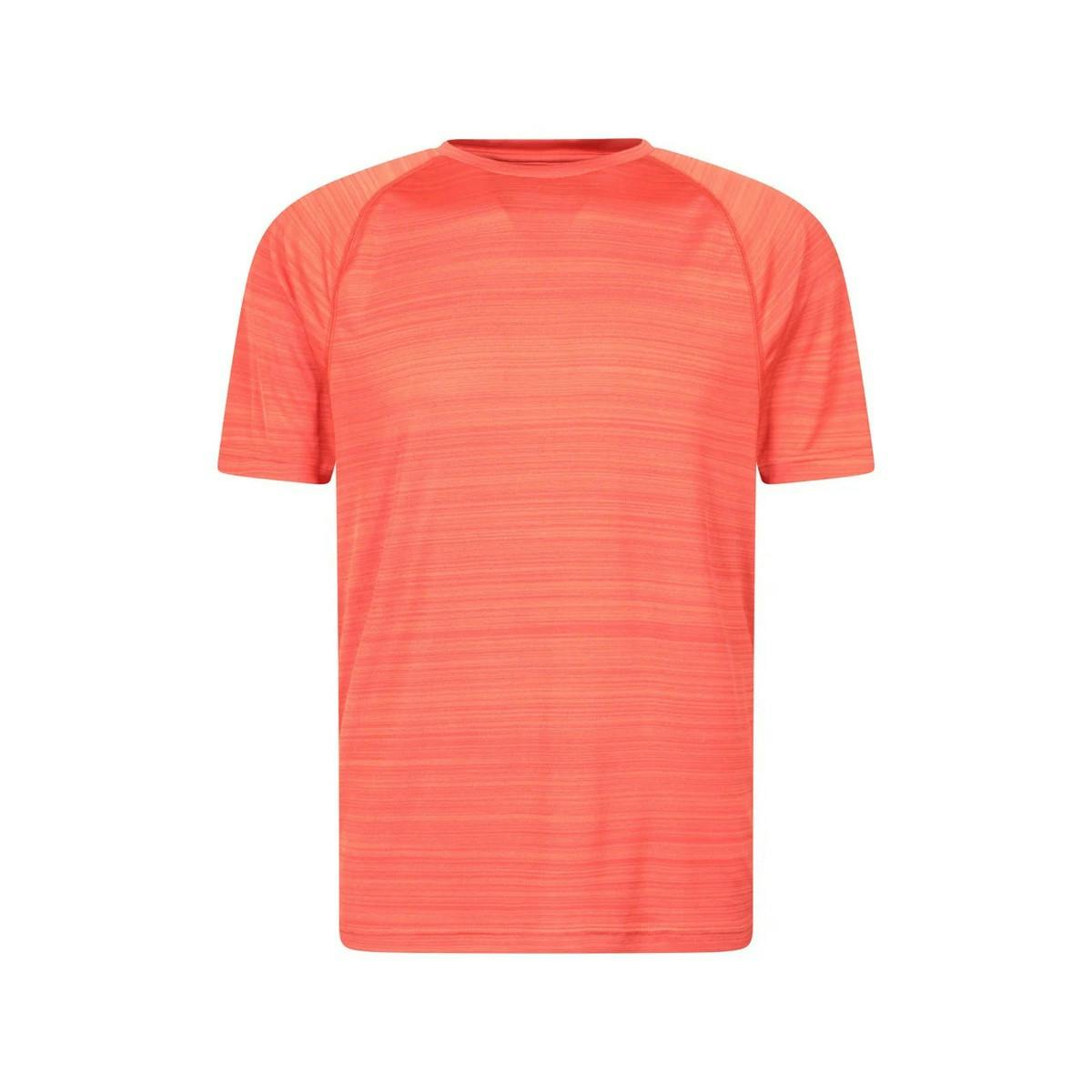 Mountain Warehouse Unisex Orange Adult Stripe Isocool T-Shirt - Bright - L - Bright - 100% Mixed