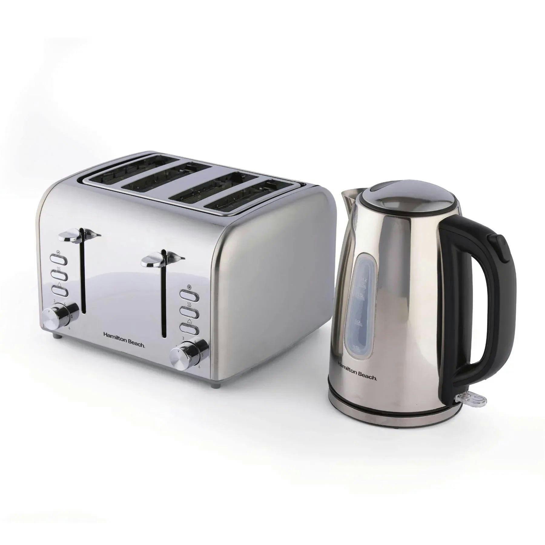 Hamilton Beach Rise Polished Kettle & 4 Slice Toaster Bundle - Image 3