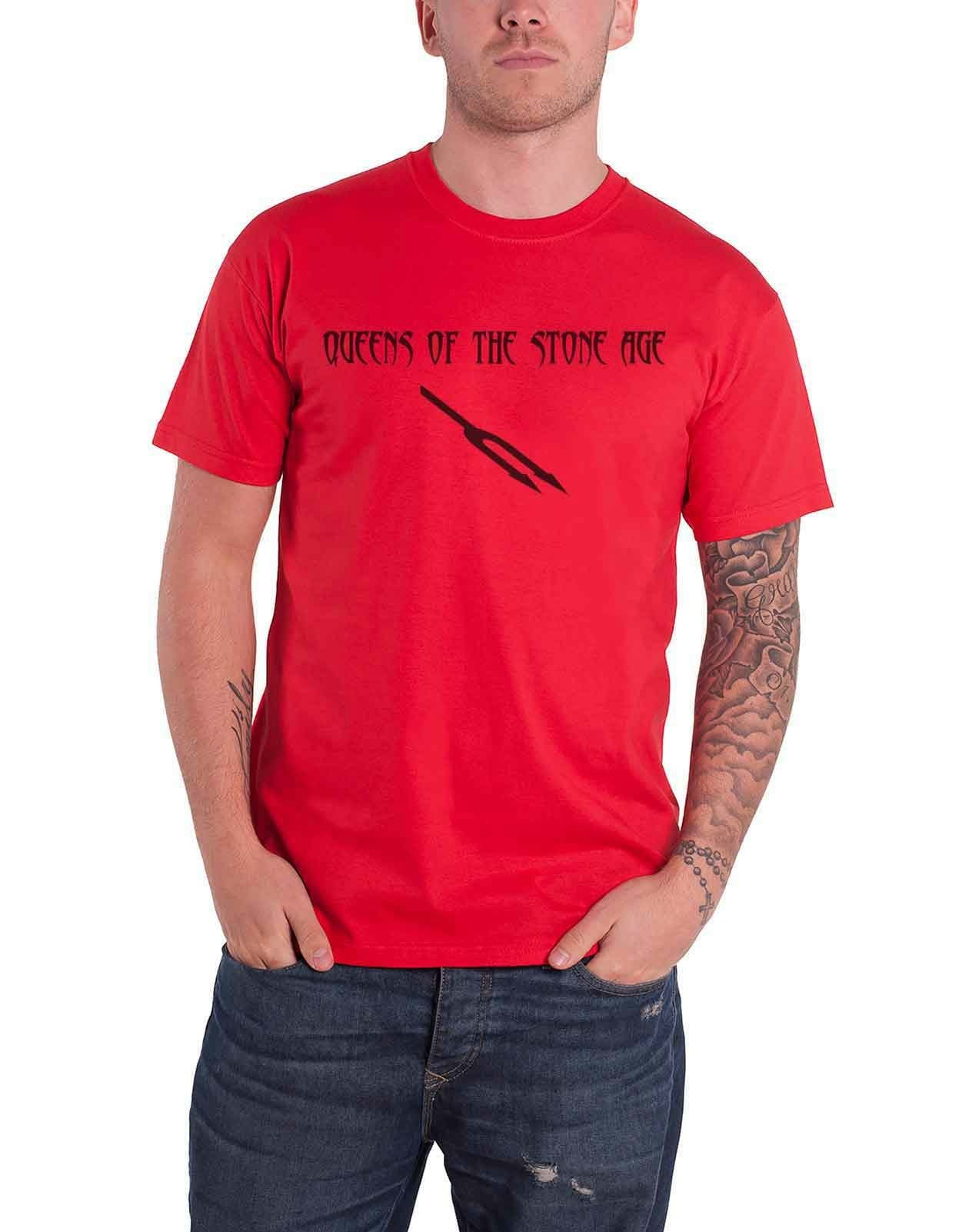 Paradiso Clothing Unisex Red Paradiso Queens Of The Stone Age Songs For The Deaf T Shirt - Xxl