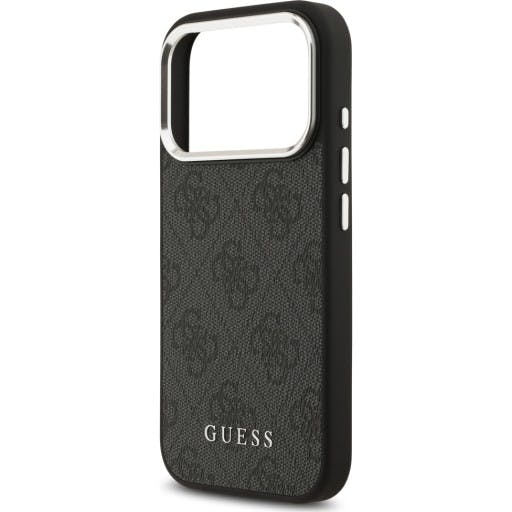 Guess Black 4G Classic Logo Case With Magsafe For Iphone 17 Pro 6.3" - Guhmp17lp4gssmck