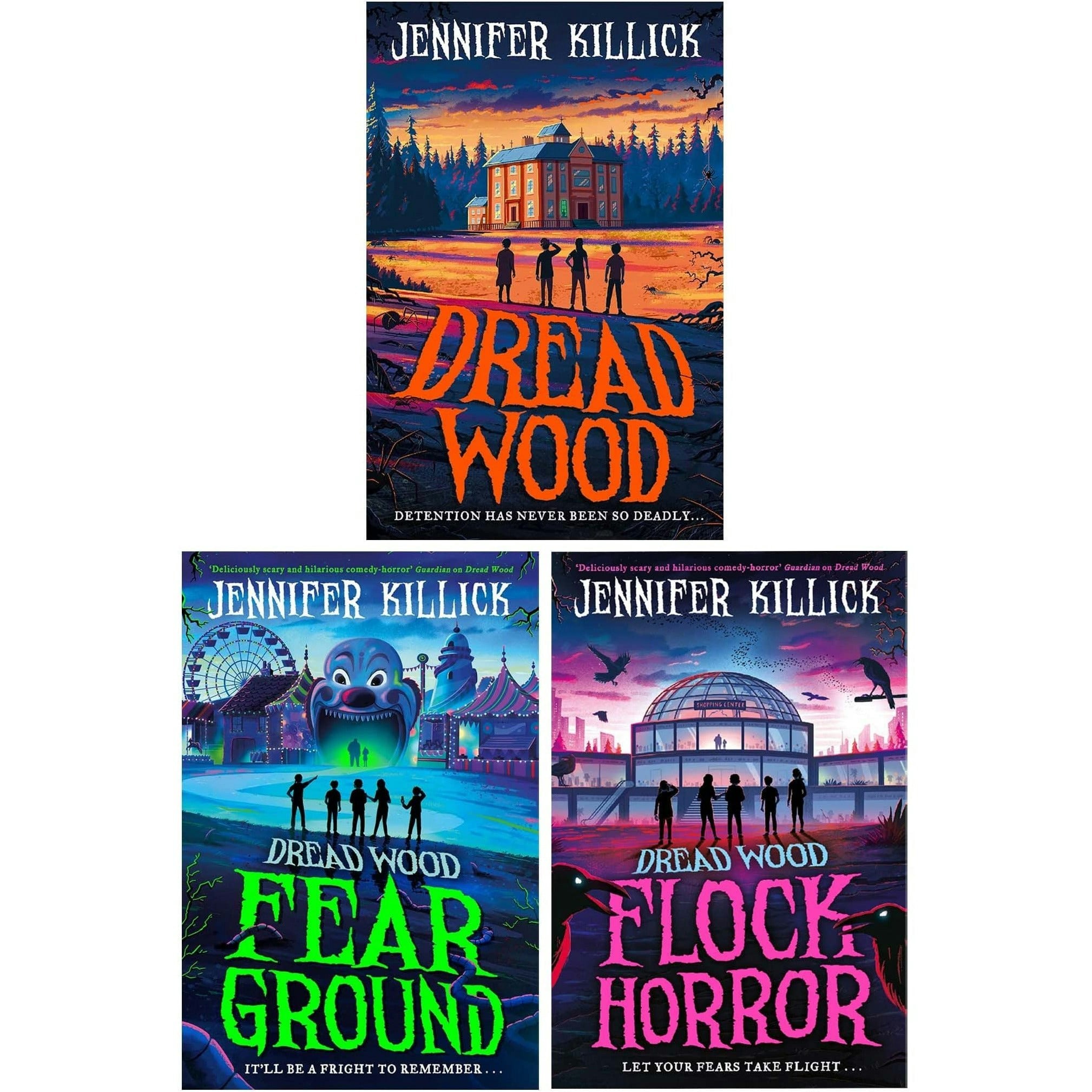 Cb Books Jennifer Killick Dread Wood Series 6 Books Collection Set (Dread Wood, Fear Ground, Flock Horror, Deadly Deep, Fright Bite & Terror Tower)