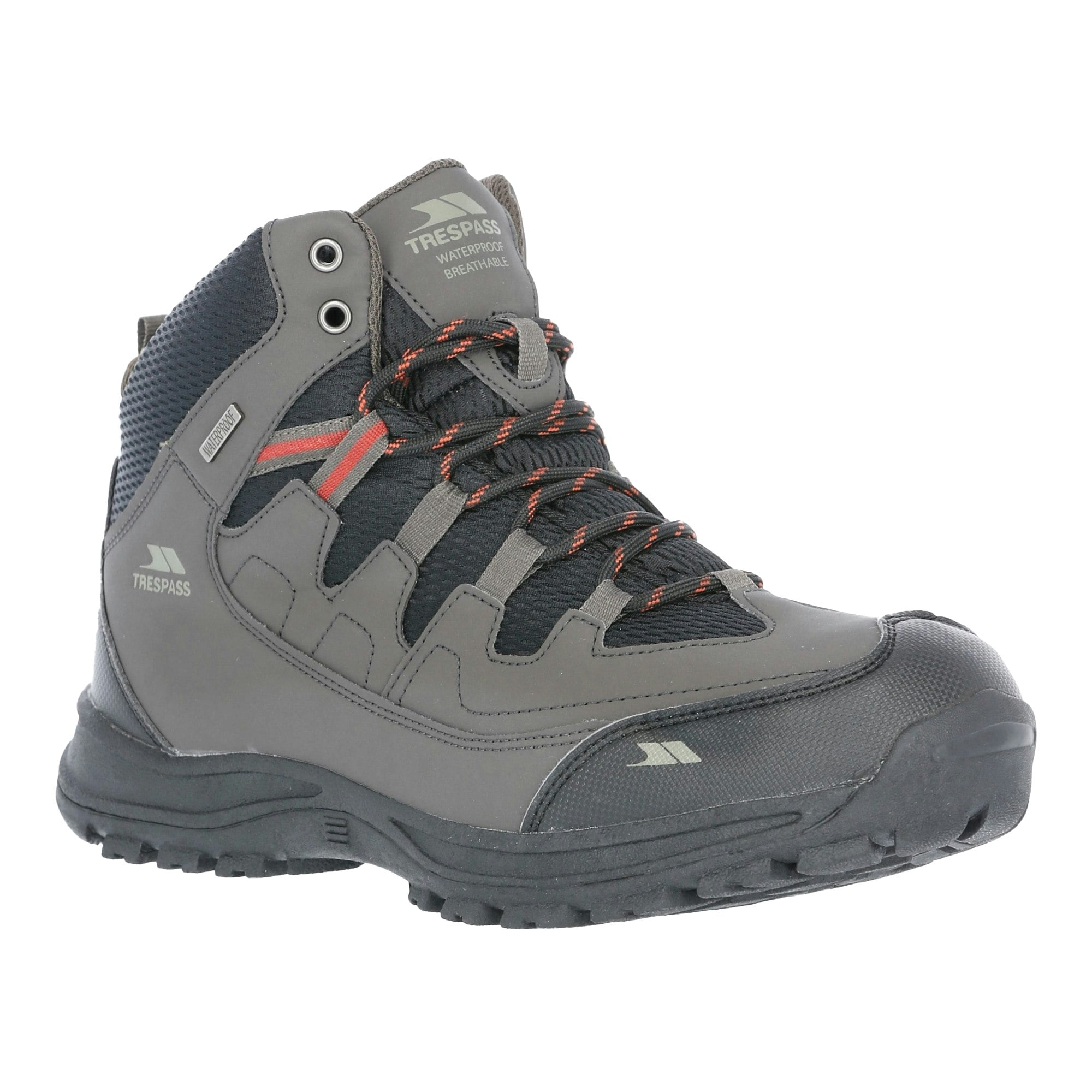 Trespass Men's Finley Waterproof Walking Boots - Coffee - Coffee - Size 10 Uk