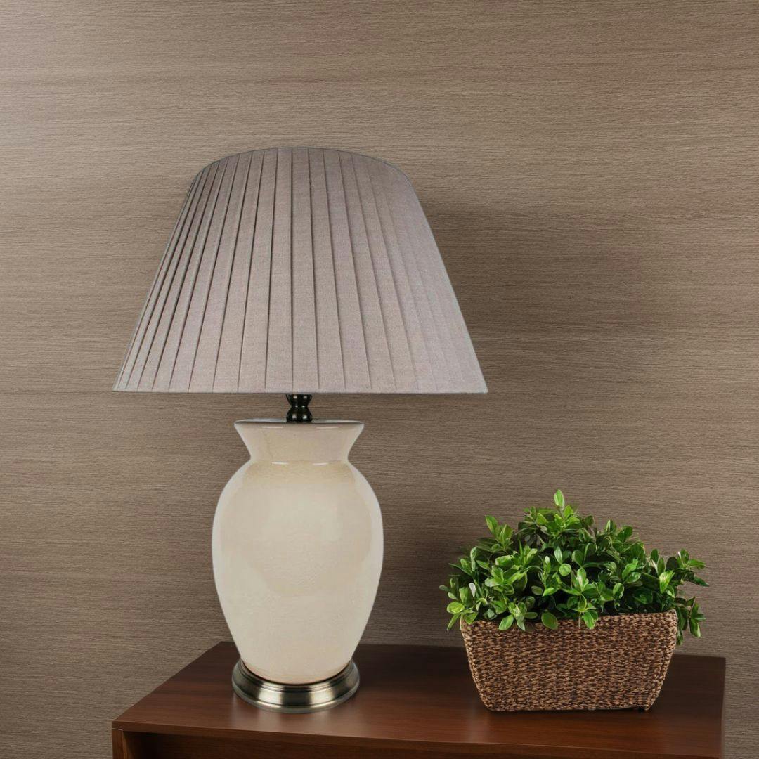 Rackhams Cream Christina 56Cm Table Lamp