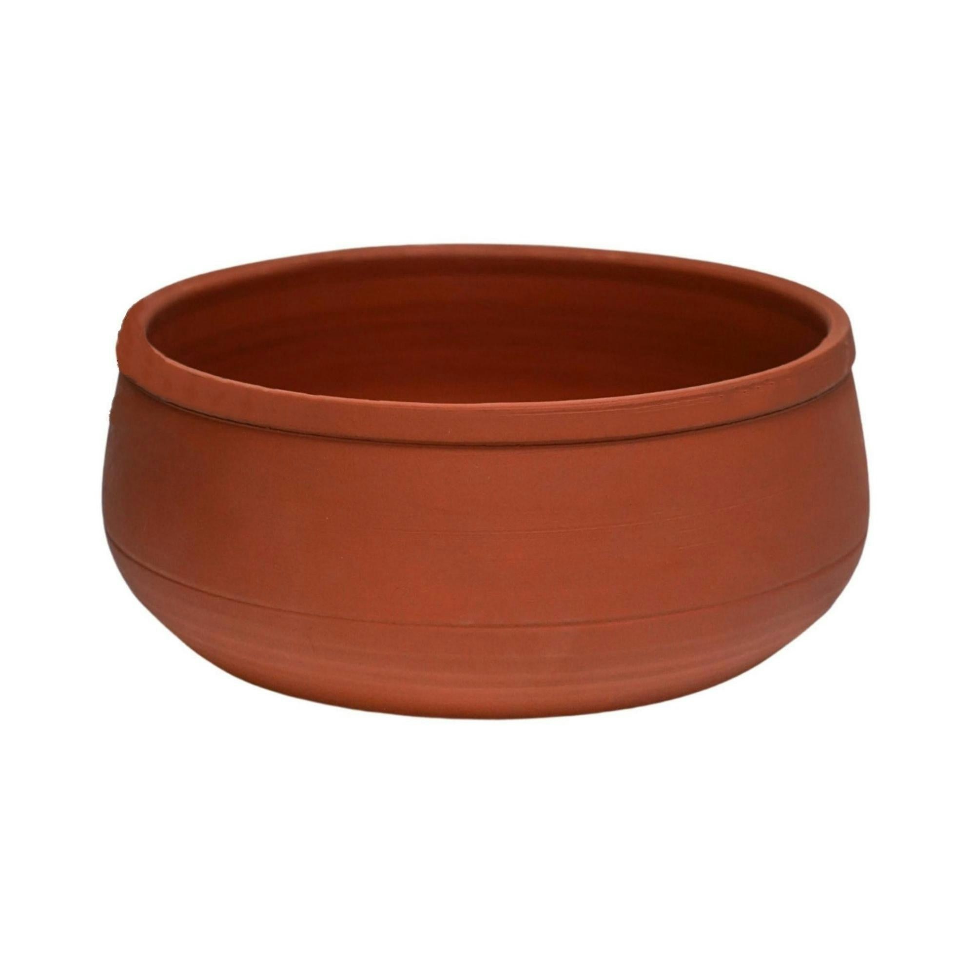 Royal Botanic Gardens Kew Handthrown Statement Bowl - Burnt Umber - 30Cm