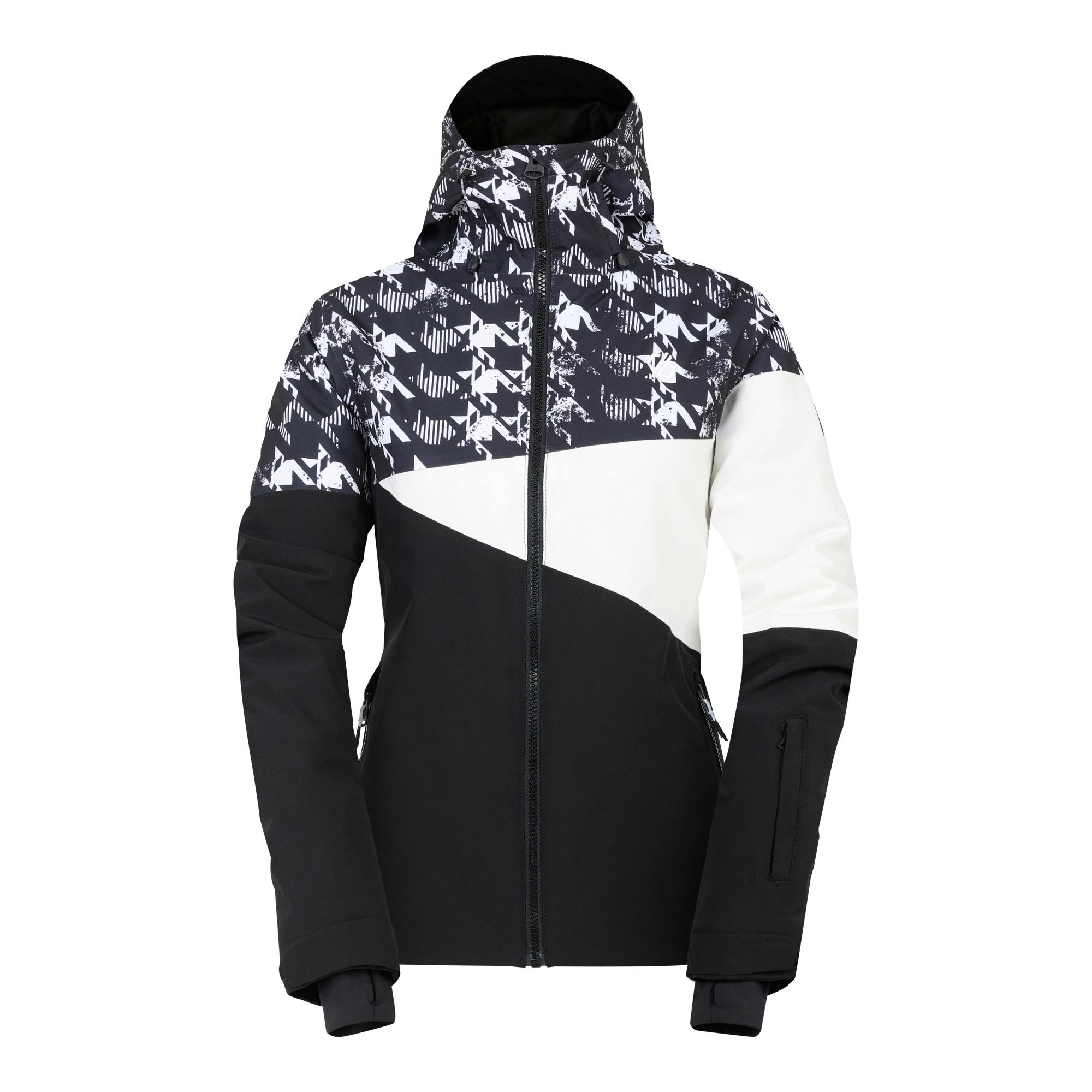 Dare 2B Women's Black Ice Iii Dogtooth Ski Jacket - 18 Uk - 100% Mixed