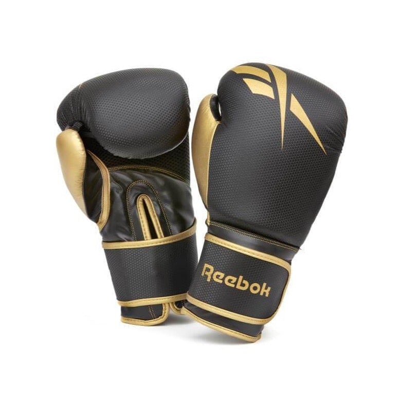 Reebok Black/Gold Boxing Gloves - And - 16Oz