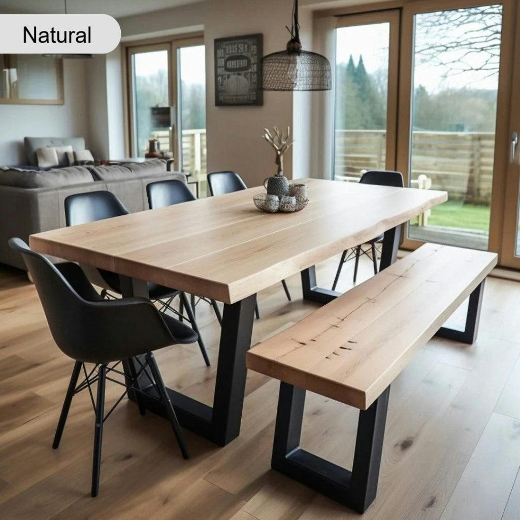 Rackhams Light Elegant Beech Dining Table - 150 - 90