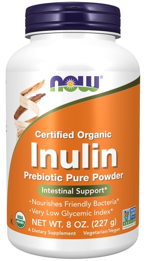 NOW Foods Inulin Prebiotic Pure Powder 8oz, Digestive Support, Friendly Bacteria - Image 9