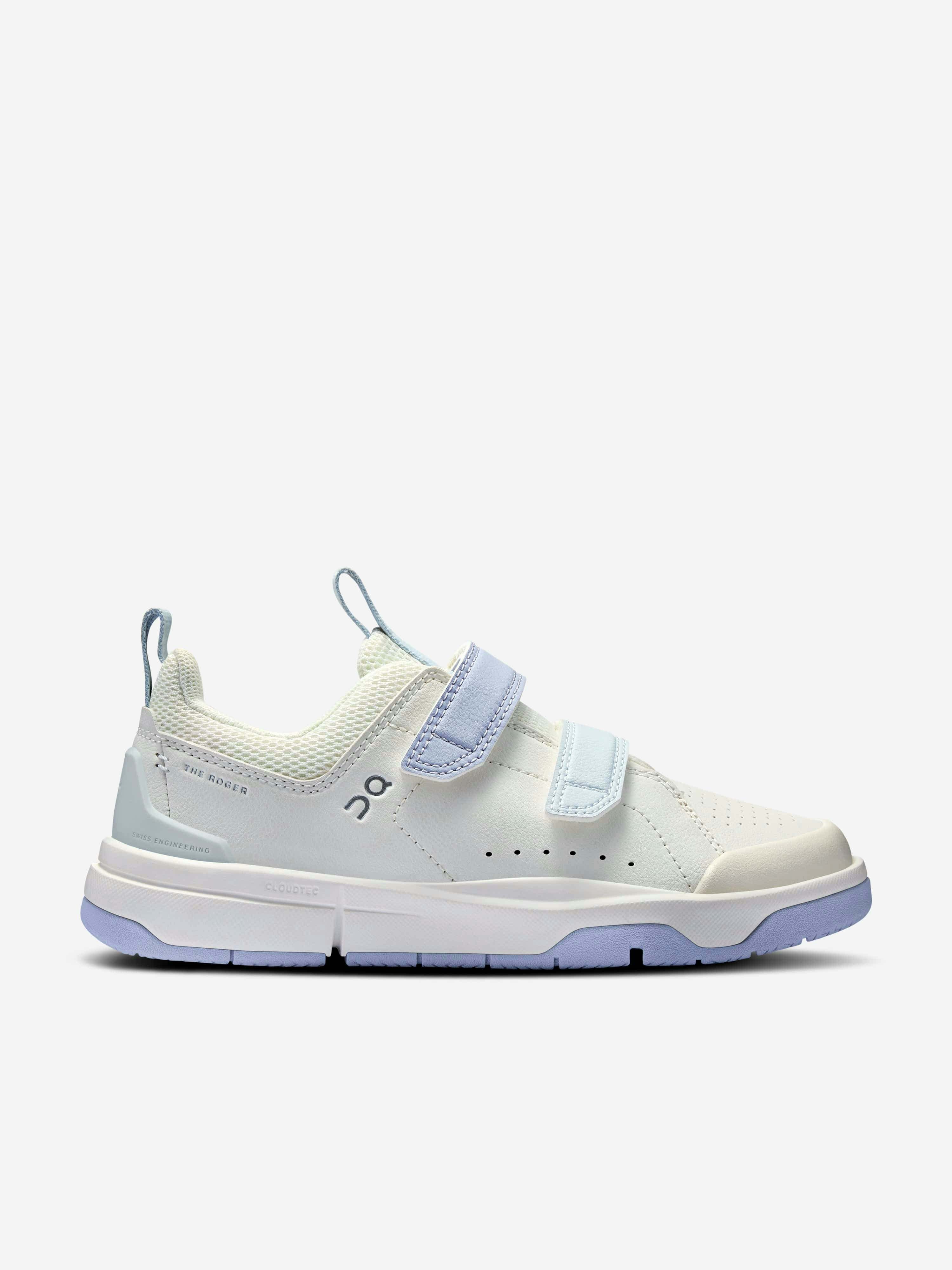 On Running Ivory Kids The Roger Trainers In - Eu 33.5 Uk 1.5 Us 2