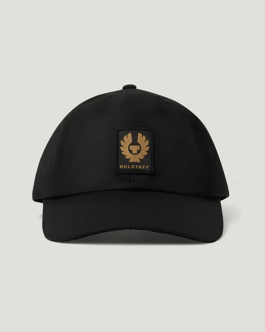 Belstaff Men's Waxed Cap - Black - 1 Size - Phoenix Patch - Image 4
