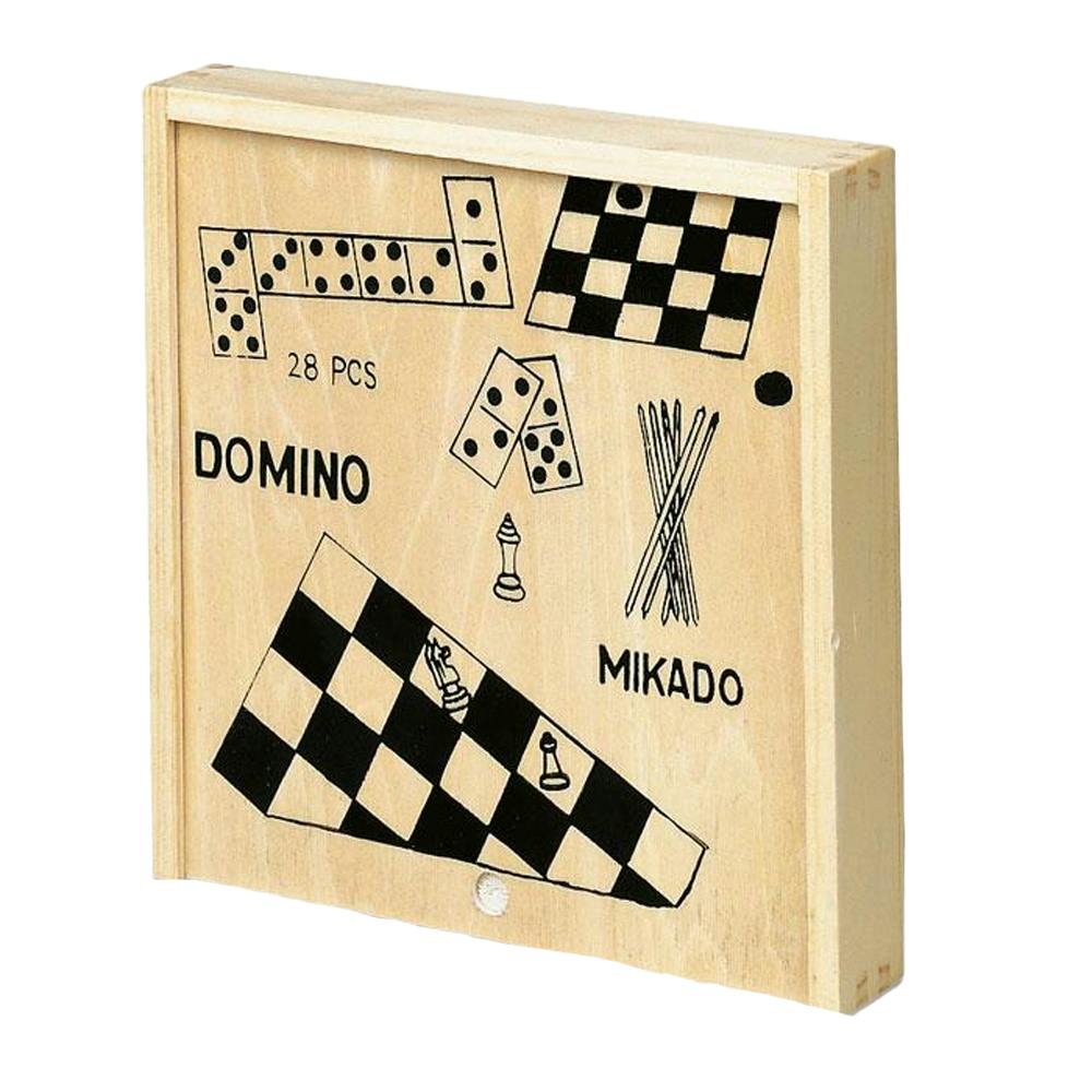 Midocean Trikes 4 In 1 Board Game - Wood