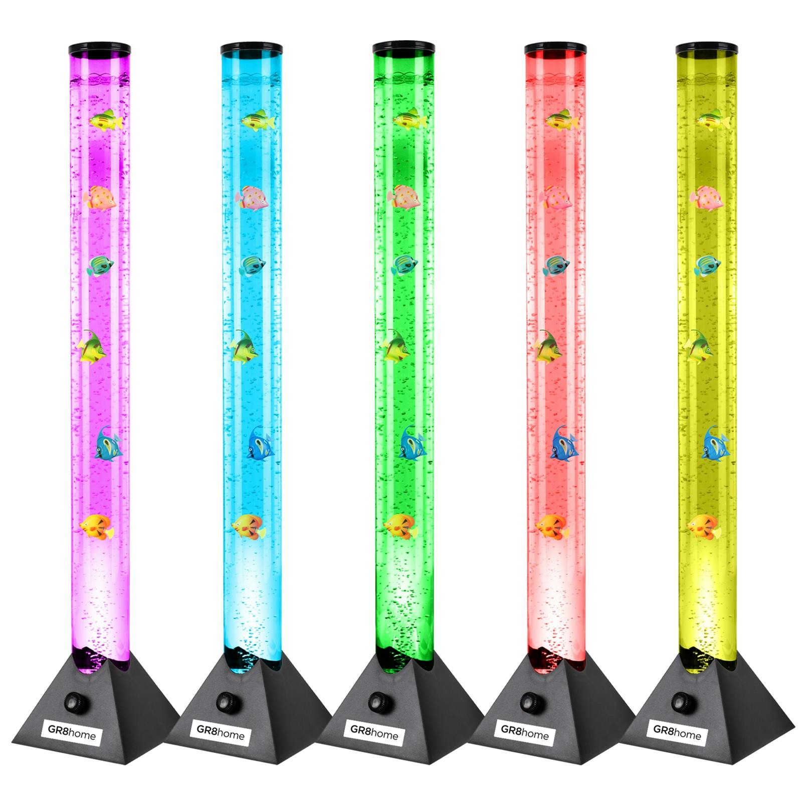 Rackhams Light 90Cm Colour Changing Led Bubble Fish Lamp – Tropical Aquarium Effect