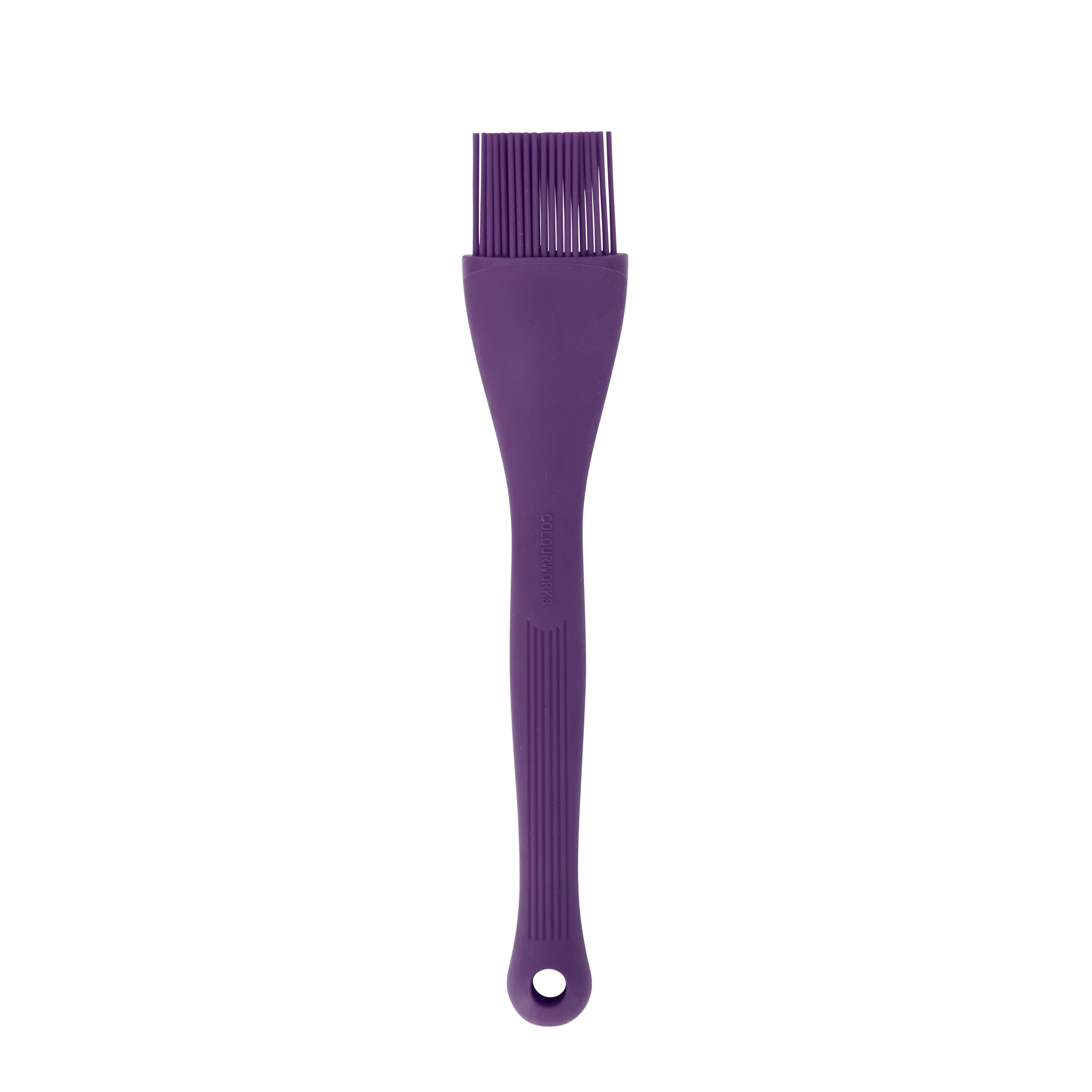 Rackhams Purple Silicone Pastry Brush - Silicone - Basting Brush