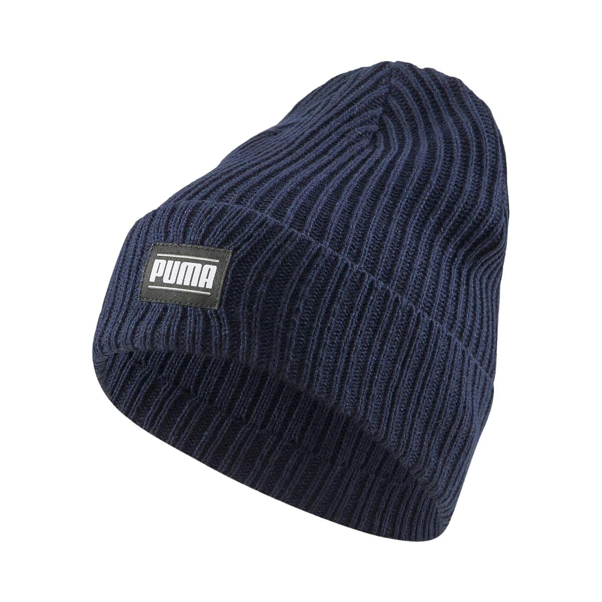 Puma Classic Ribbed Beanie - Navy - One Size - Navy