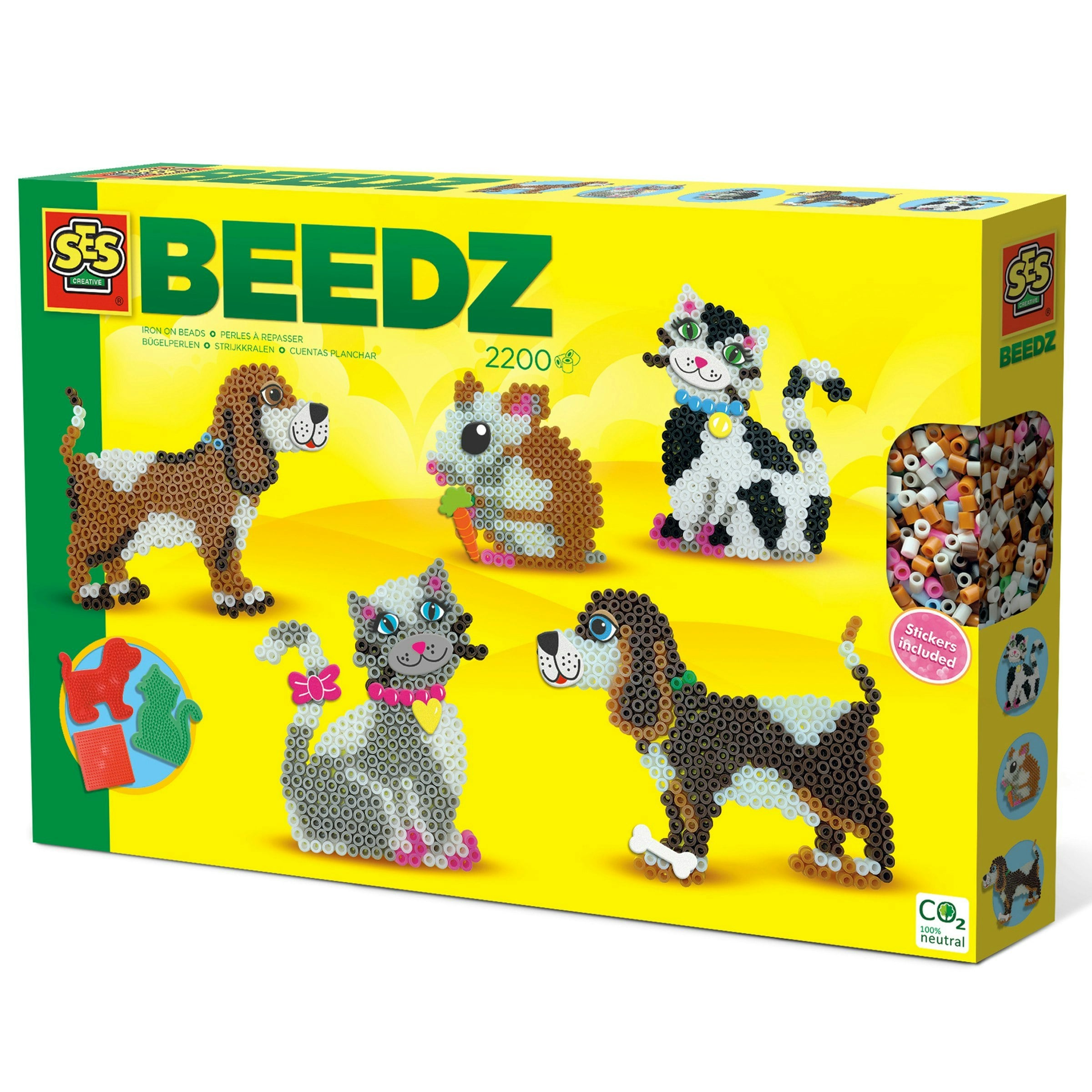 Ses Creative Iron On Beads - Pets