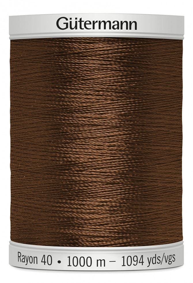 Gutermann No 40 Sulky Rayon Embroidery Thread 1000M Rayon Thread Suitable For Embroidery - 1057 - 1000 Metres