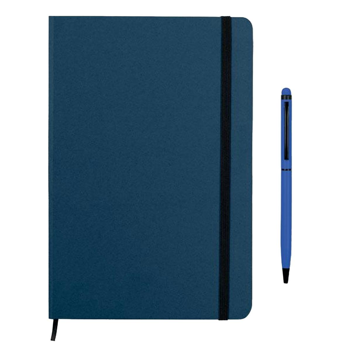 Rackhams Blue Neilo Set Notebook & Pen - 21Cm X 14Cm X 1Cm