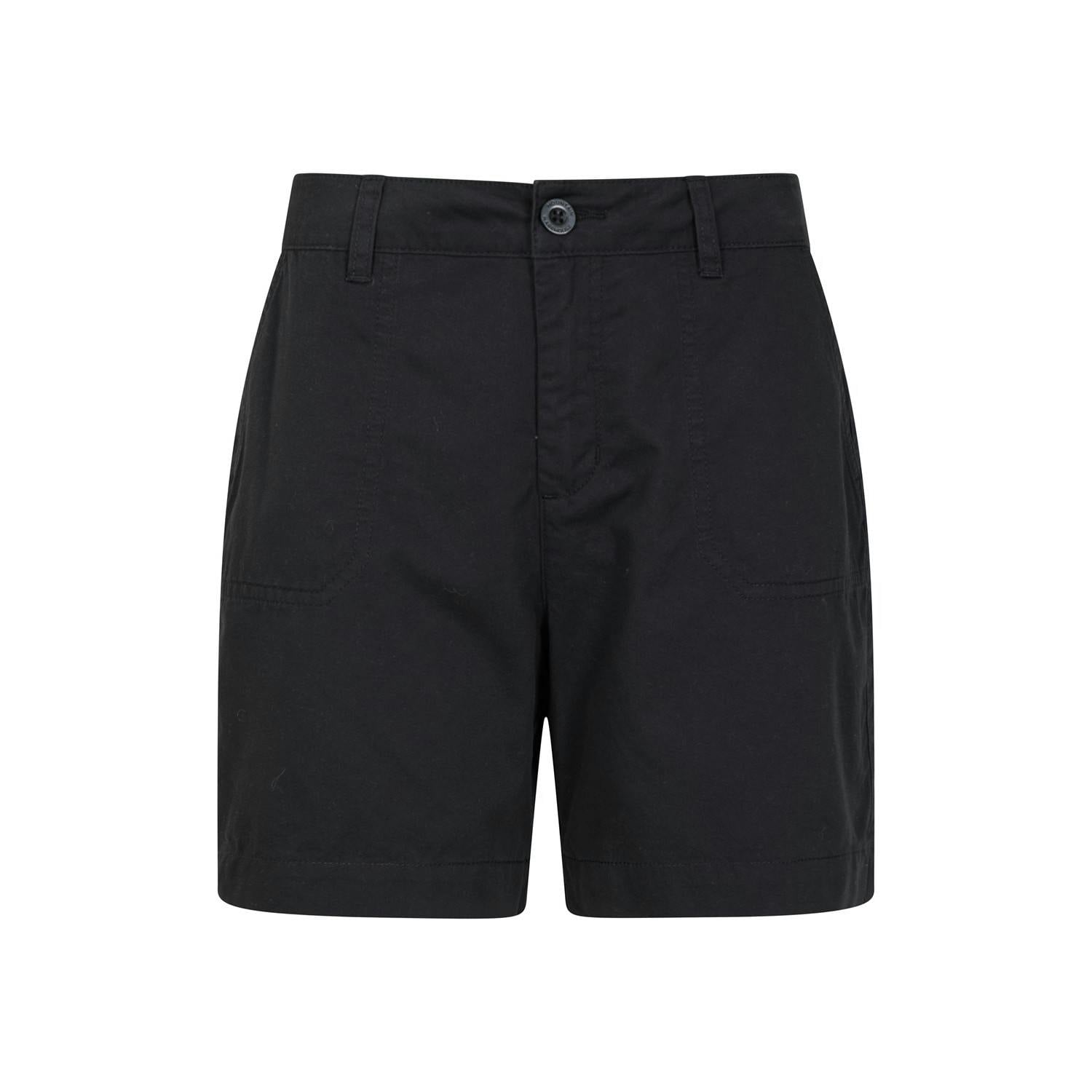 Mountain Warehouse Women's Black / Bayside Shorts - 16 Uk - 100% Cotton