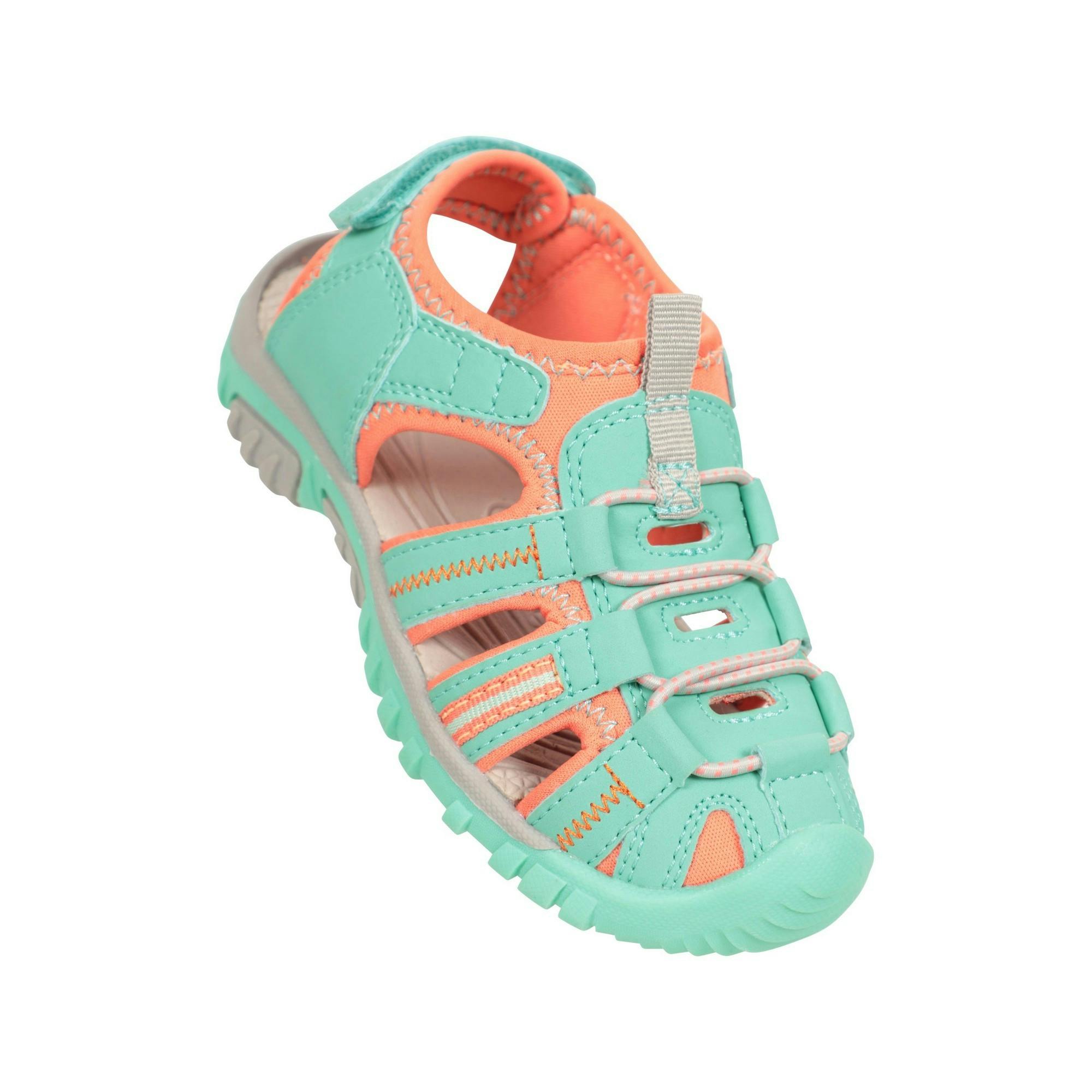 Mountain Warehouse Turquoise Kids Bay Sandals - 10 Uk Child - 60% Textile/20% Rubber/10% Foam/10% Neoprene