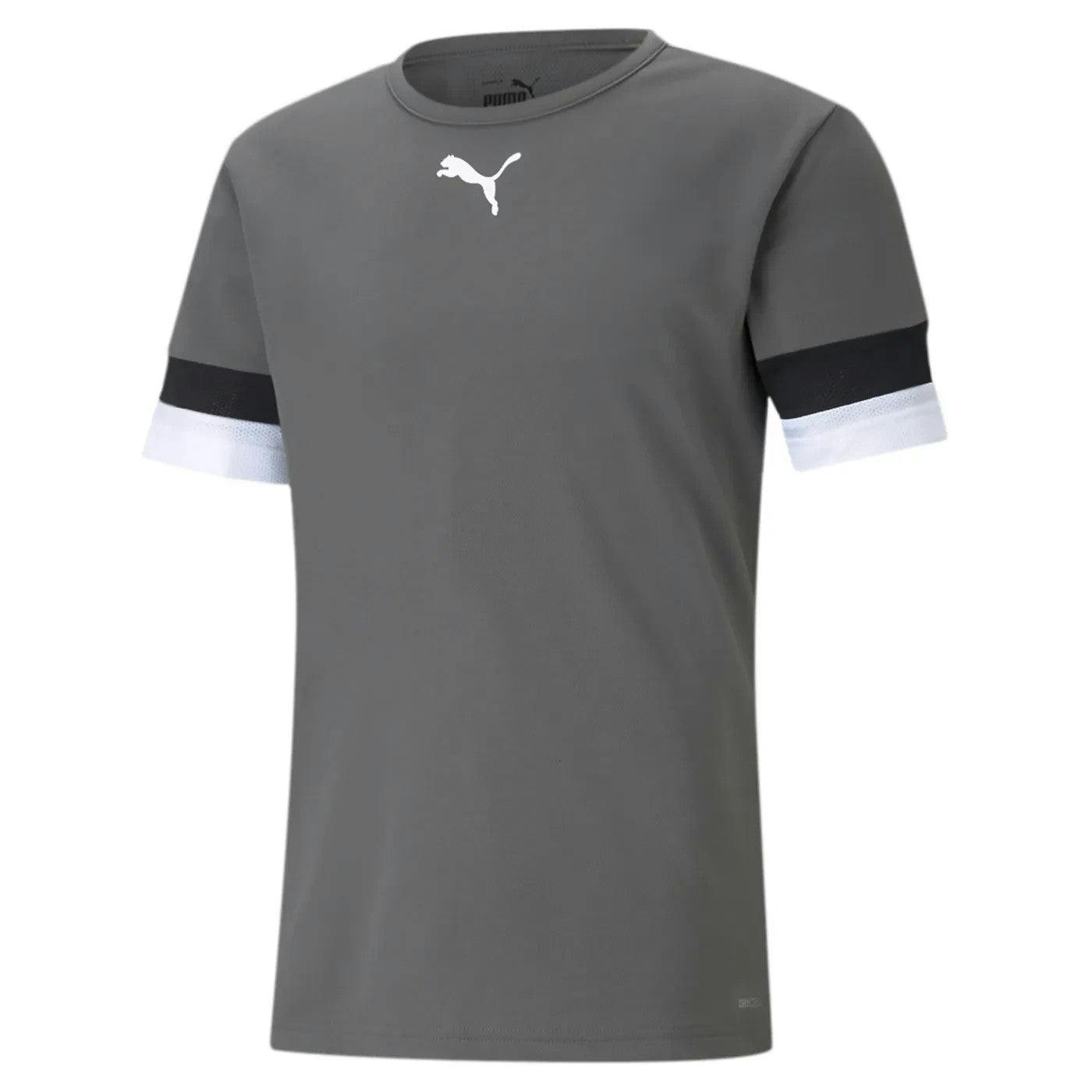 Puma Men's Grey Teamrise T Shirt Drycell Football Jersey 704932 - S