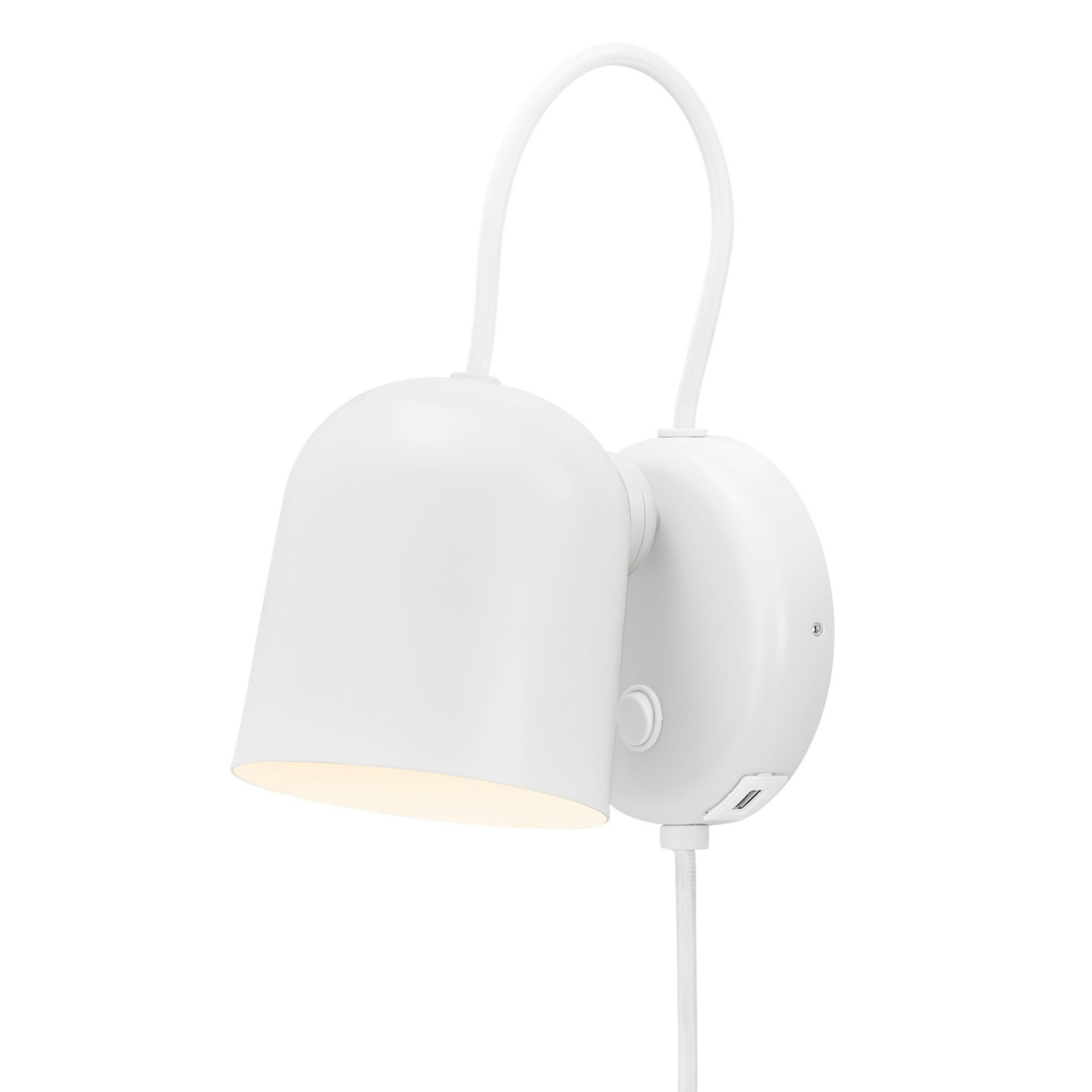 Rackhams Light/White Angle Gu10 | Wall | White/Telegrey - 1