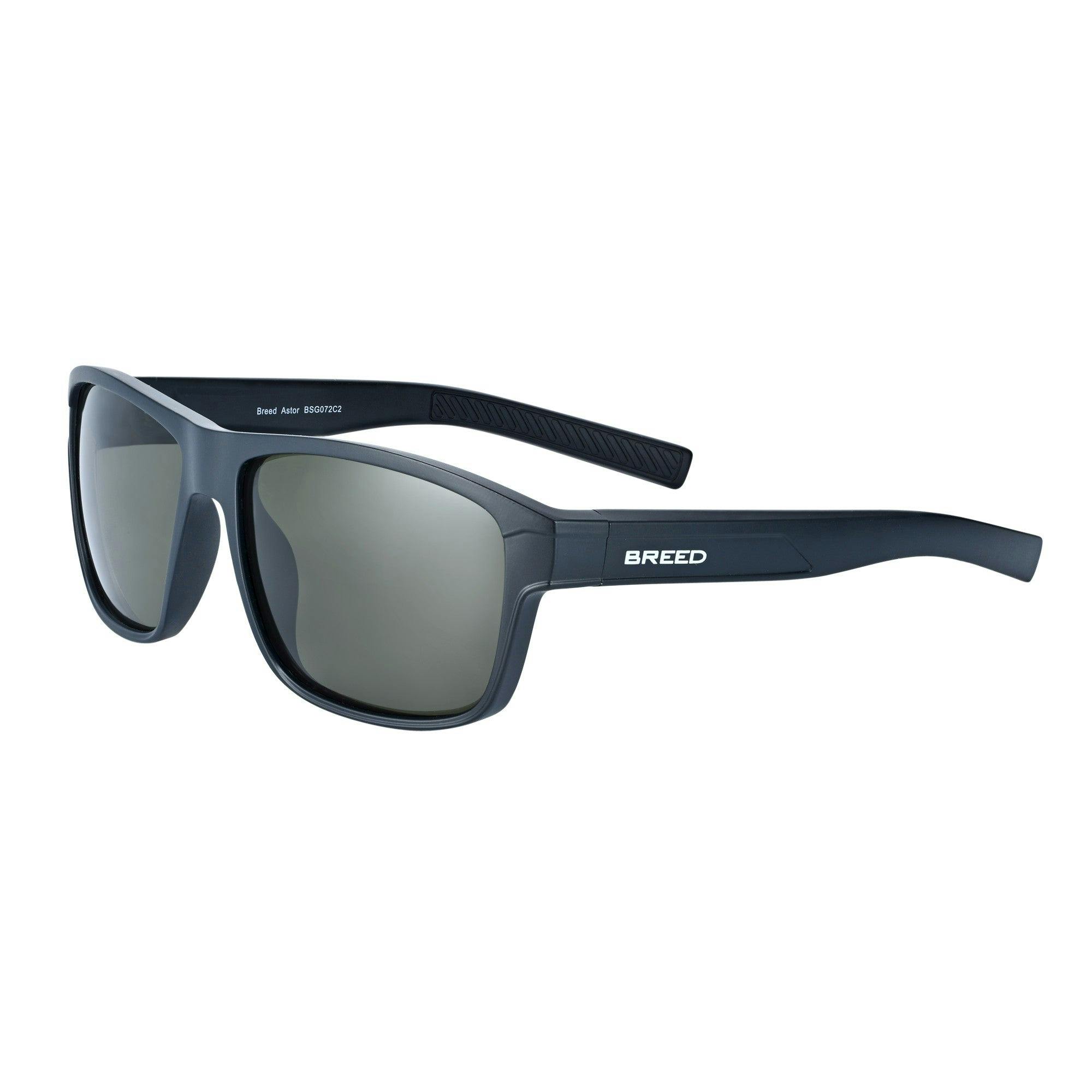 Breed Black/Green Astor Polarized Sunglasses