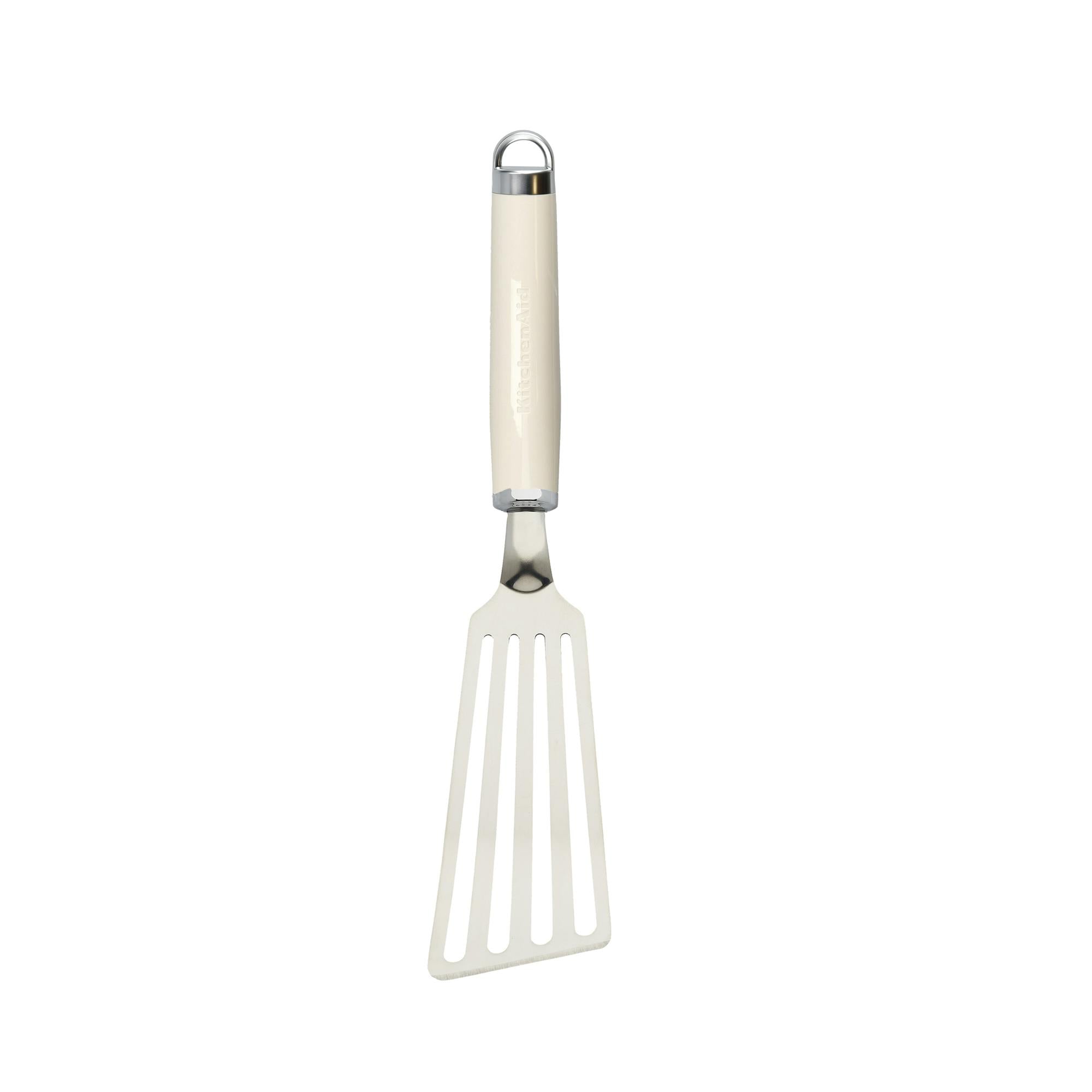 Rackhams Cream Stainless Steel Flex Turner – Almond - Stainless Steel - Food Turner - Image 2