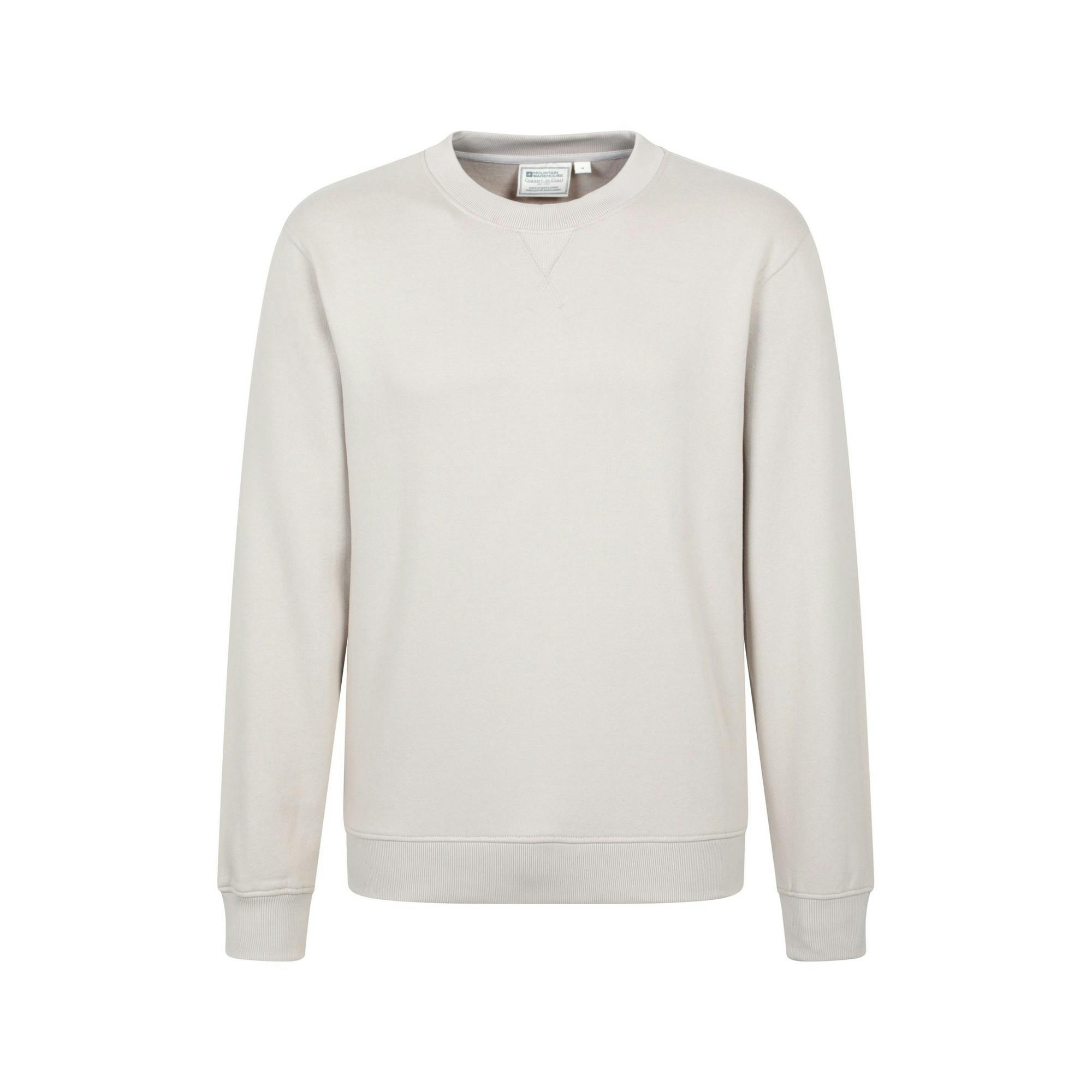 Mountain Warehouse Men's Light/Beige Hemsby Sweatshirt - 3XL - 100% Mixed