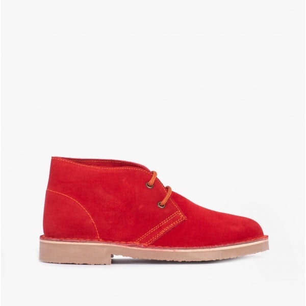 Roamers Unisex Red M467ds Desert Boots - Uk 11