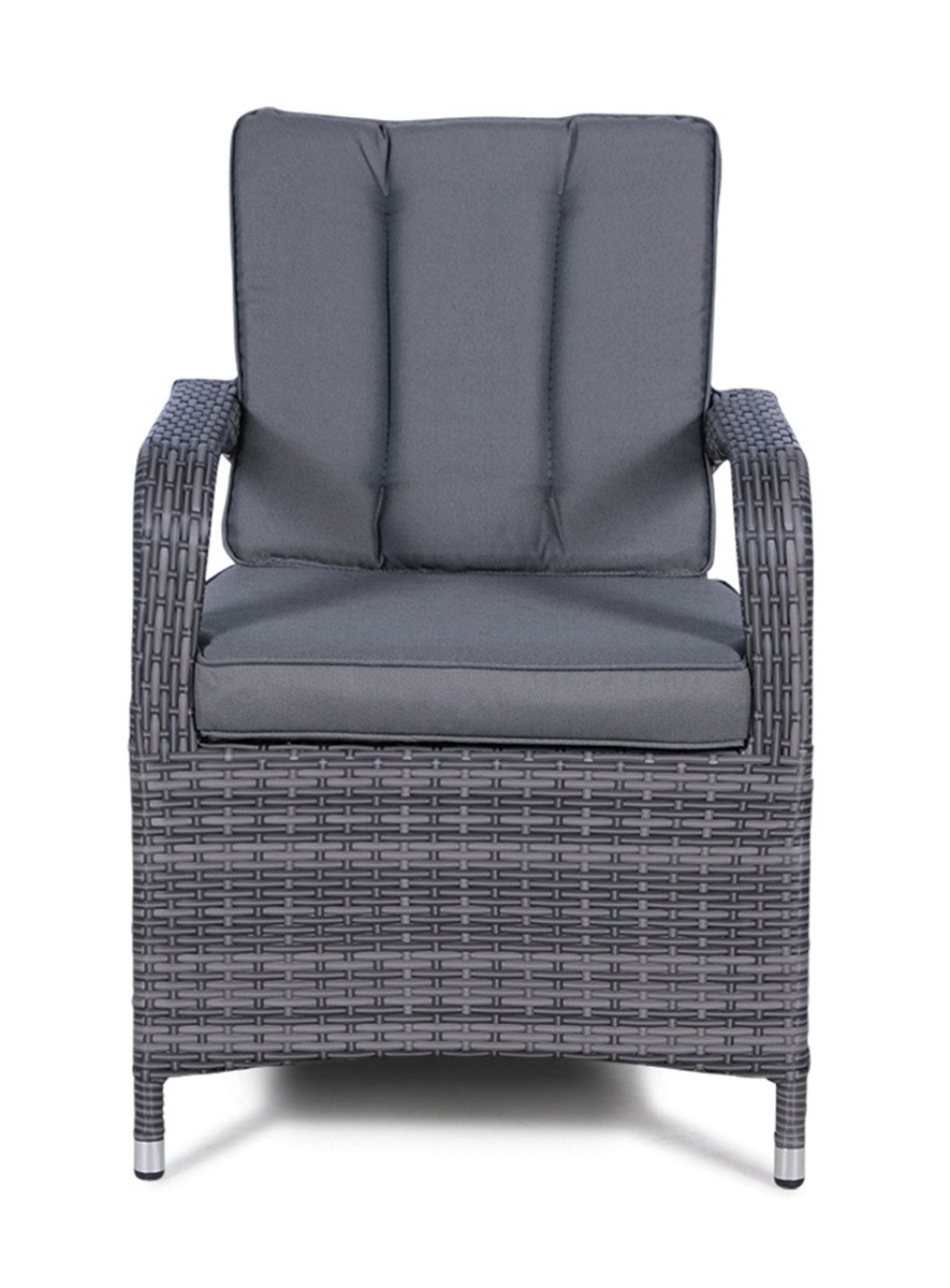 Giardino Grey Arizona Outdoor Rattan Garden Dining Chair - 1