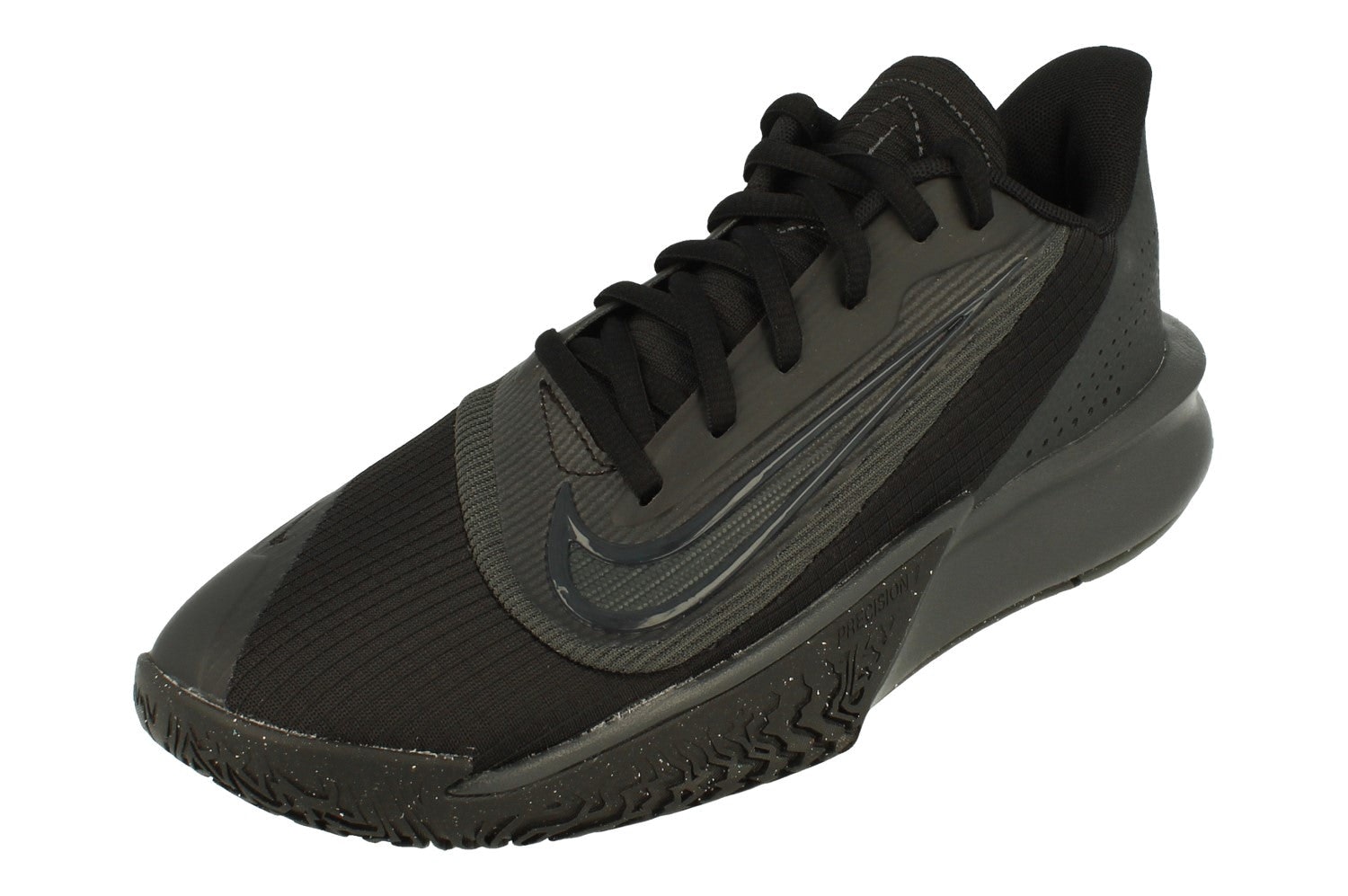 Nike Men's Black/Anthracite Precision Vii Basketball Trainers Fn4322 001 - Uk 9.5 | Us 10.5 | Eu 44.5