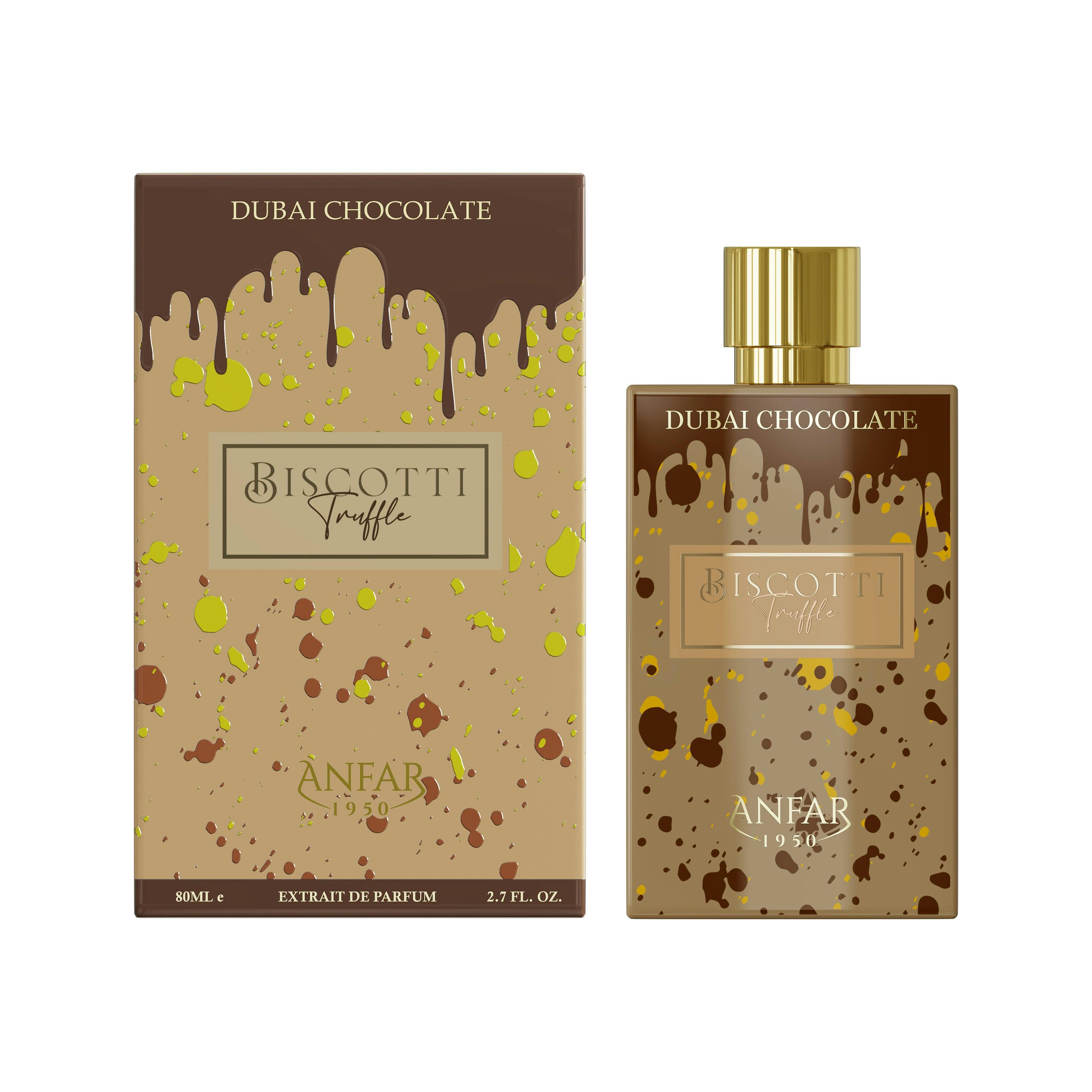 Anfar Amber 1950 Biscotti Truffle Dubai Chocolate Extrait 80Ml