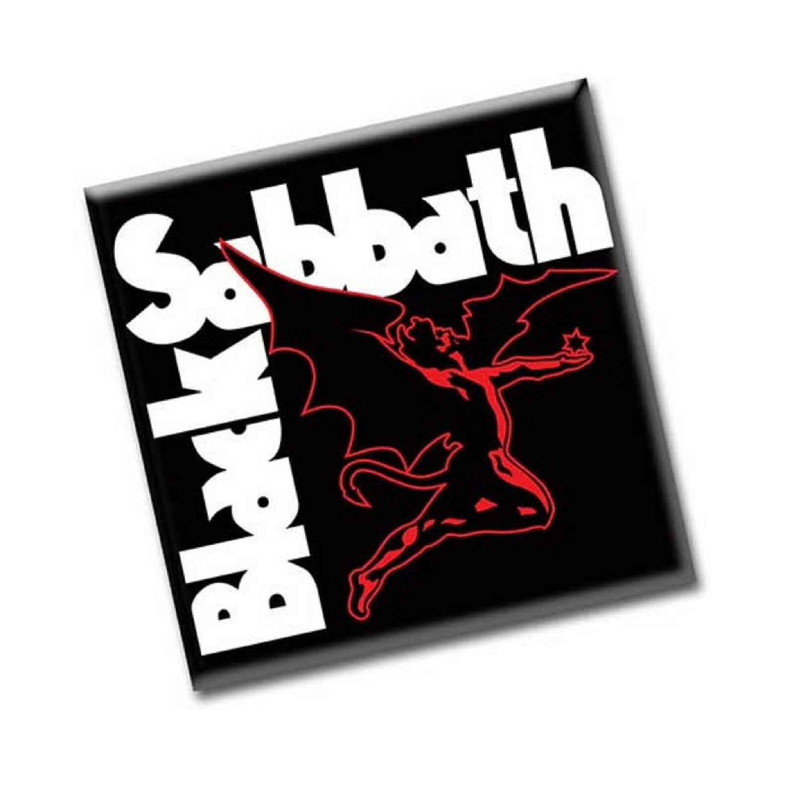 Paradiso Clothing Black Sabbath Fridge Magnet Demon Band Logo New Official 76Mm X 76Mm