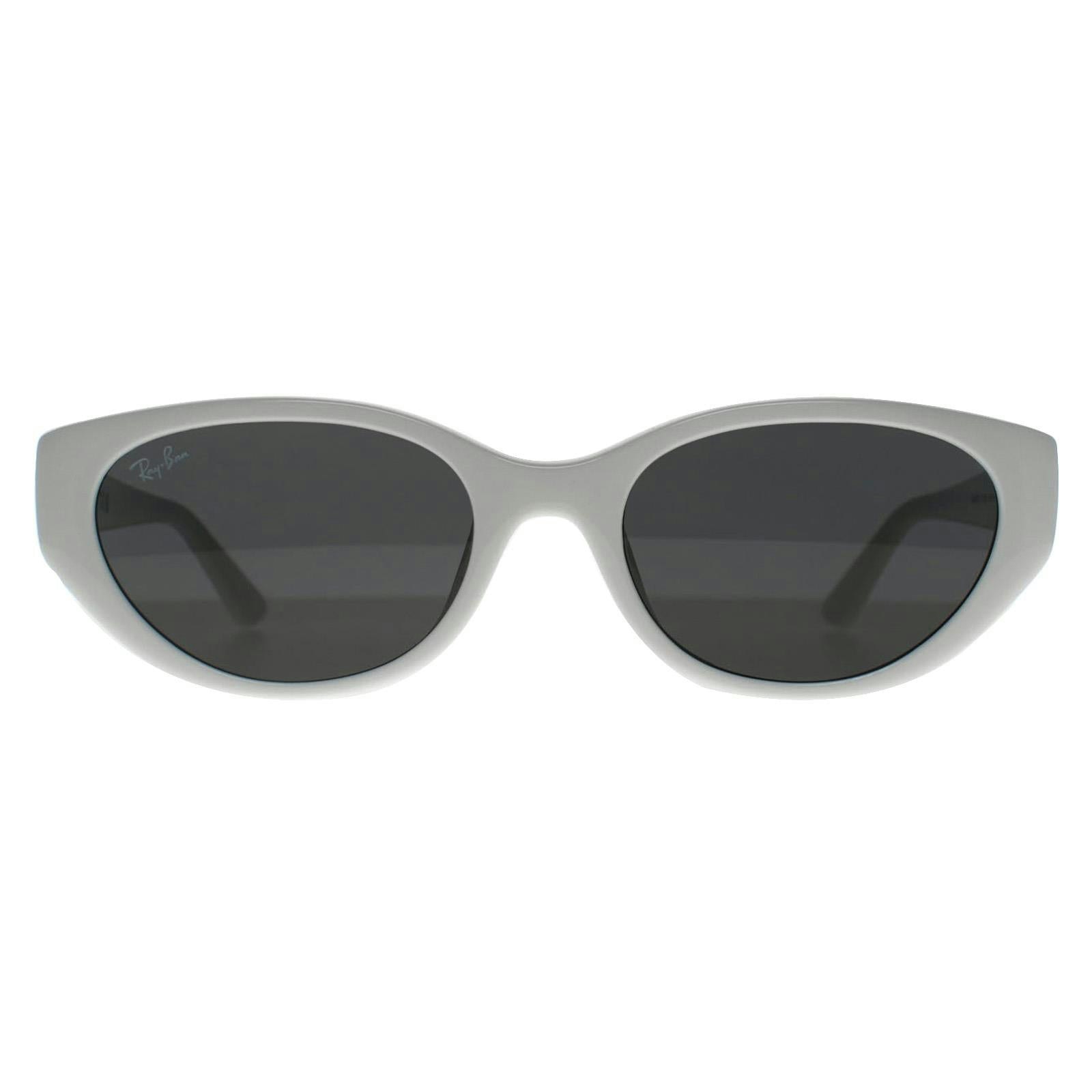 Ray-Ban Women's White Rb4457d Bio Based Polished Sunglasses