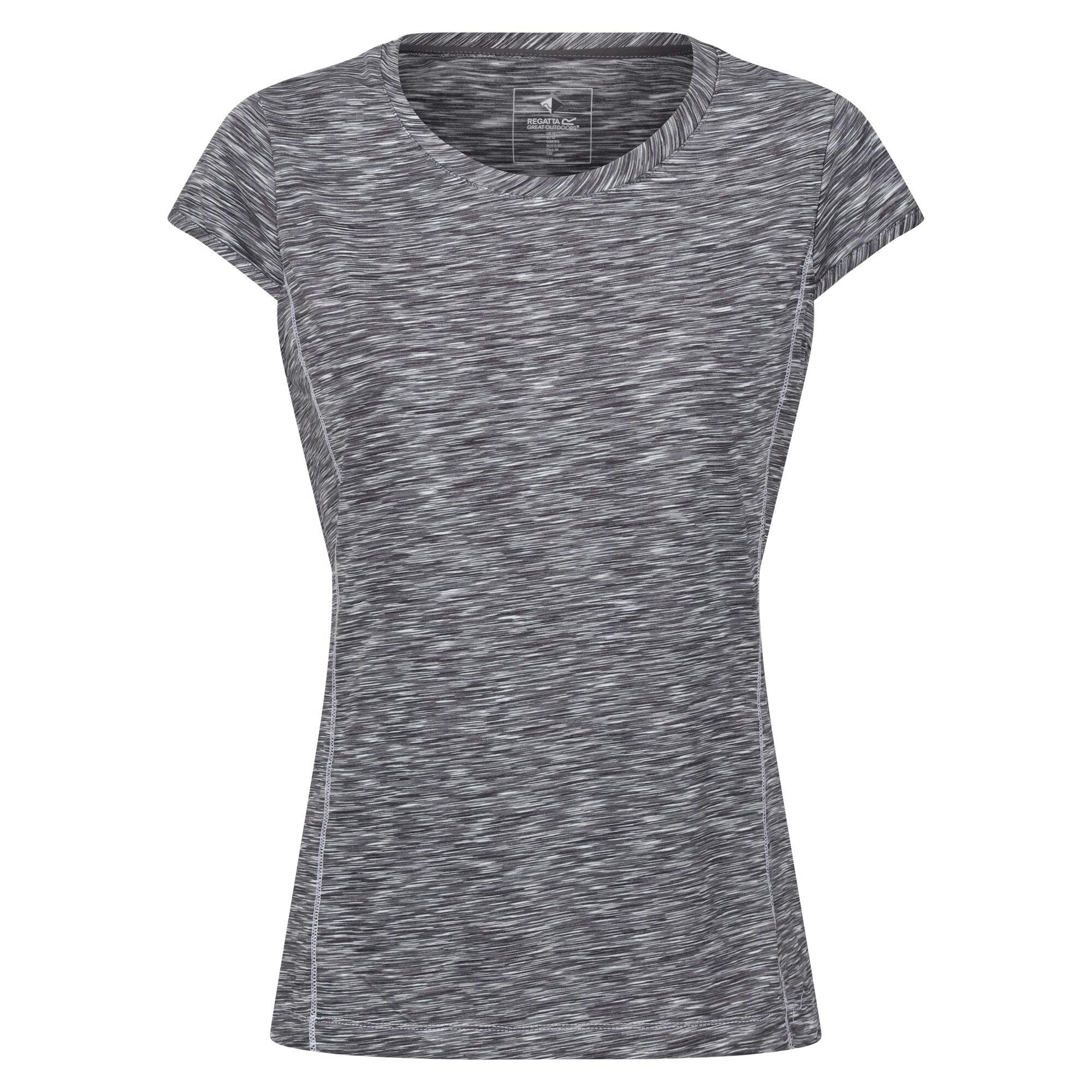 Regatta Women's Grey Hyperdimension Ii T-Shirt - Seal - Seal - 12 Uk - 88% Polyester/12% Elastane
